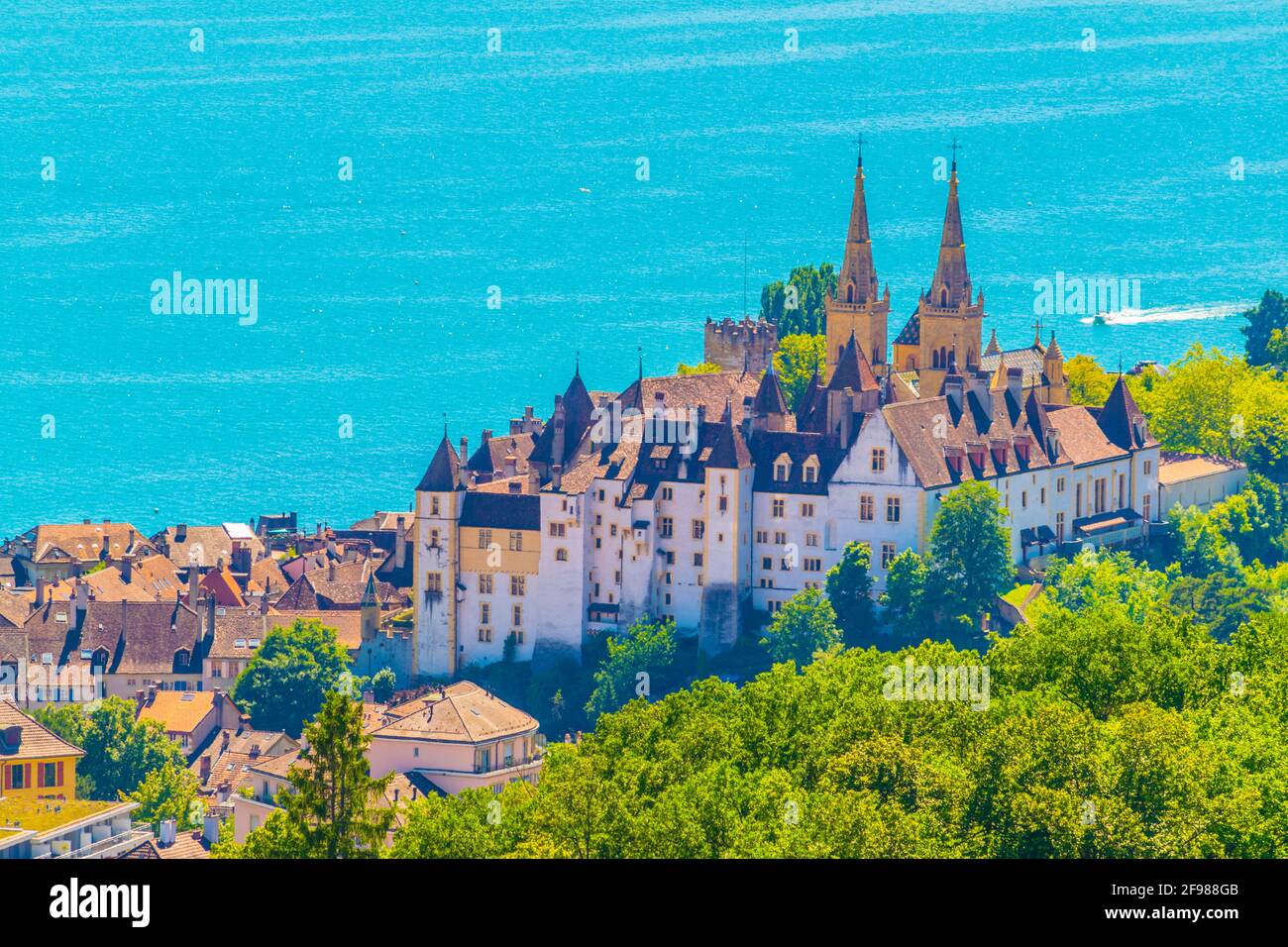 Chateau Neuchatel Castle Banque D image Et Photos Alamy