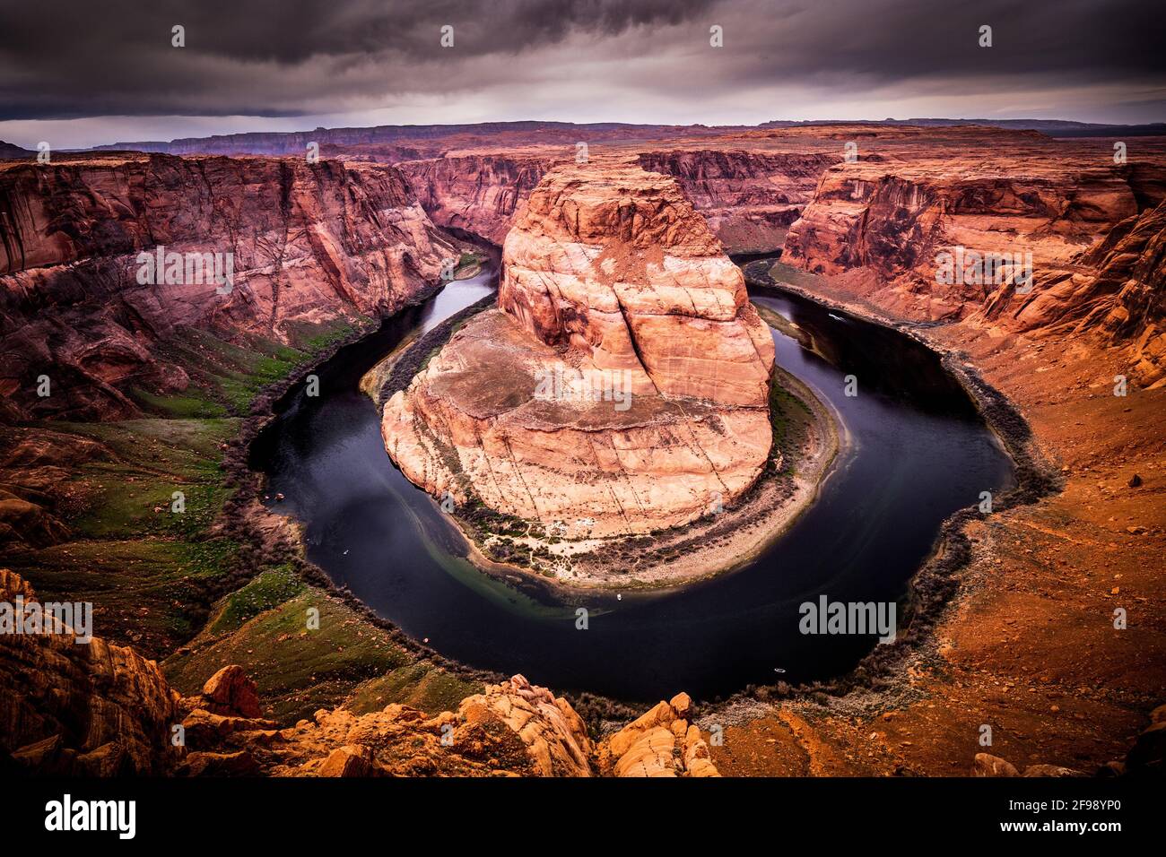 Horseshoe Bend en Arizona - photographie de voyages Banque D'Images