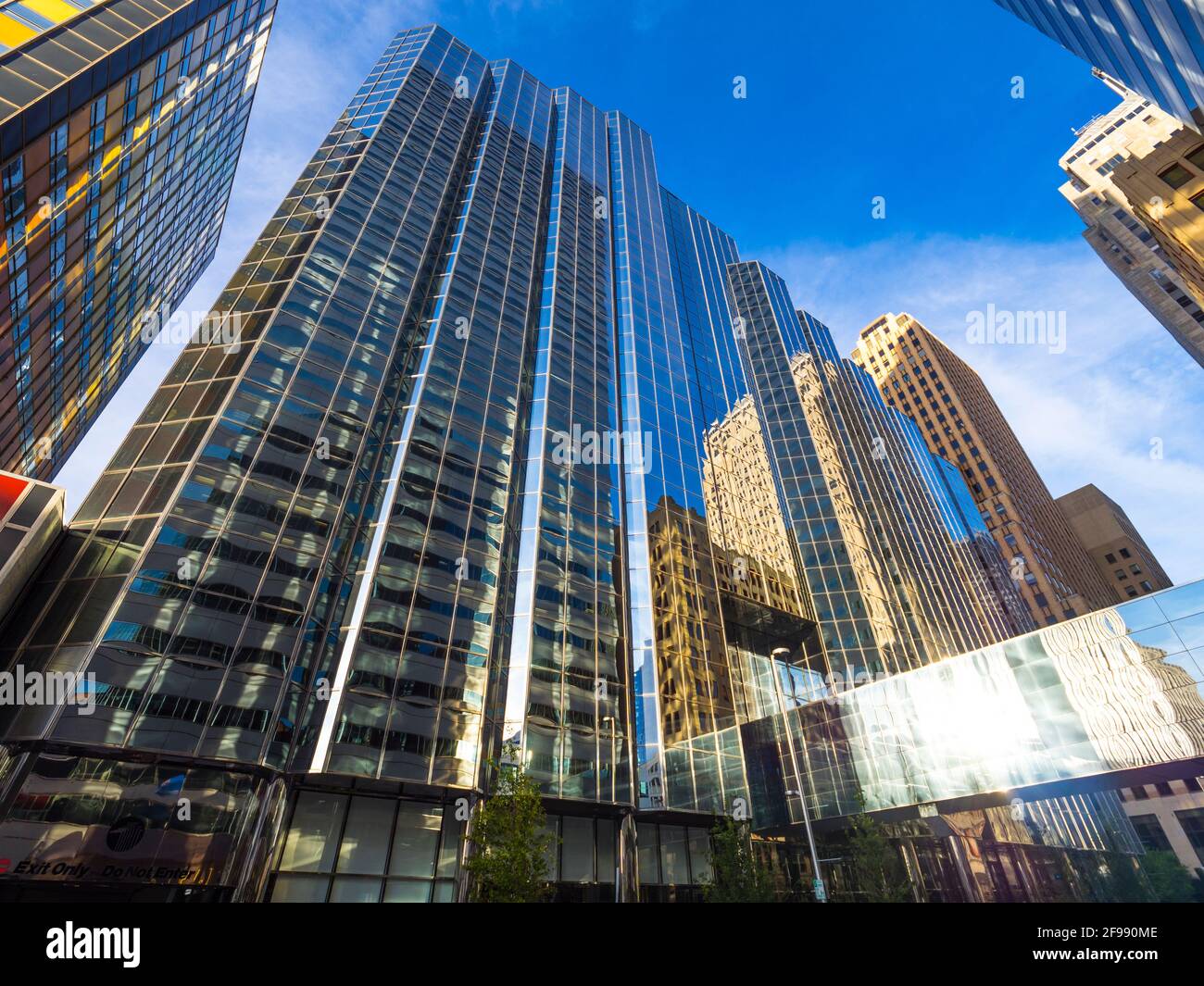 Beaux bâtiments au centre-ville d'Oklahoma City - USA 2017 Banque D'Images