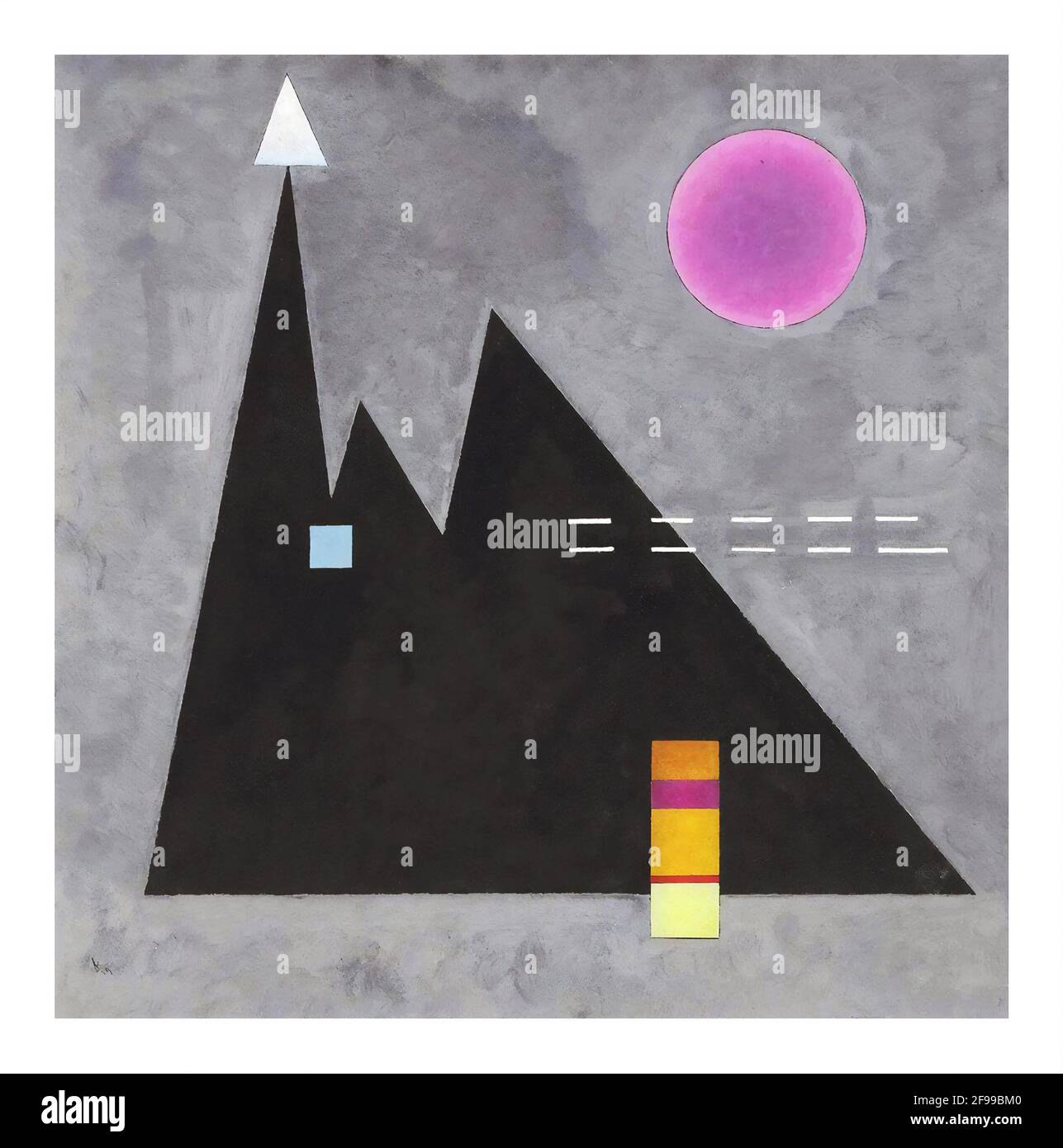 Art de Wassily Kandinsky – Sharp à Blunt, 1929 Banque D'Images Art de Wassily Kandinsky – Sharp à Blunt, 1929 Banque D'Images