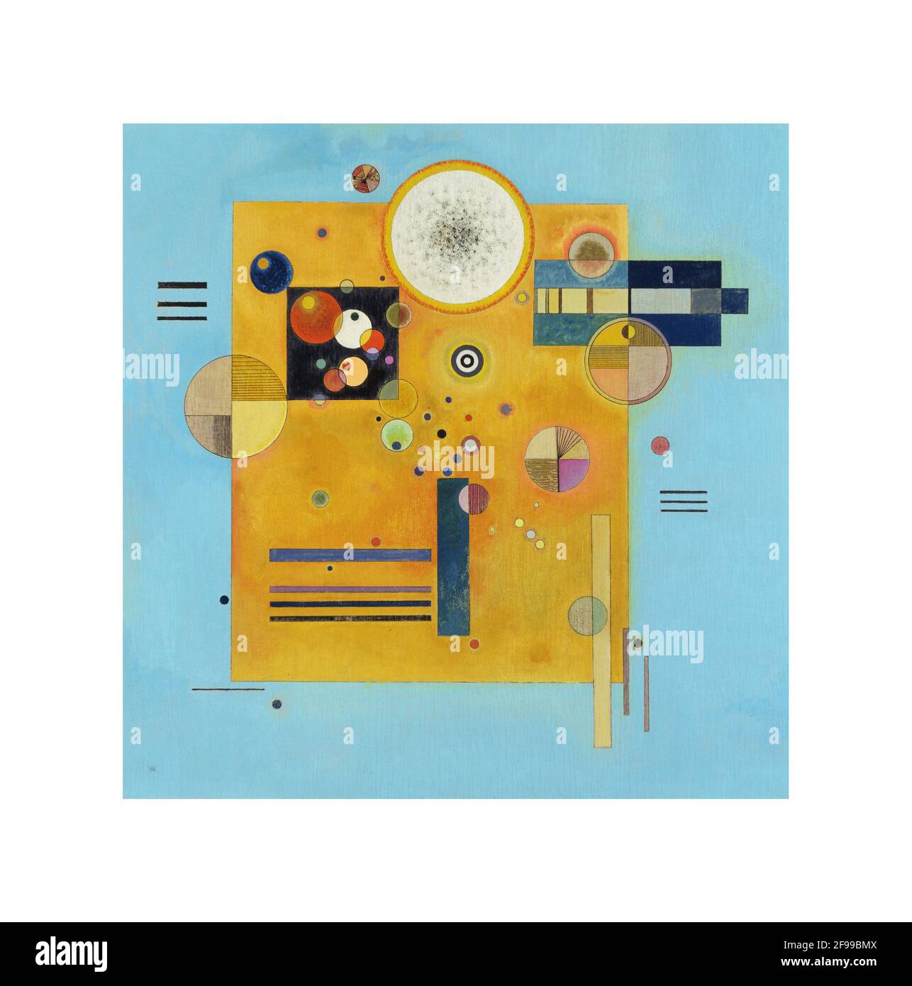 Art par Wassily Kandinsky, Soft Pressure, 1931 Banque D'Images Art par Wassily Kandinsky, Soft Pressure, 1931 Banque D'Images