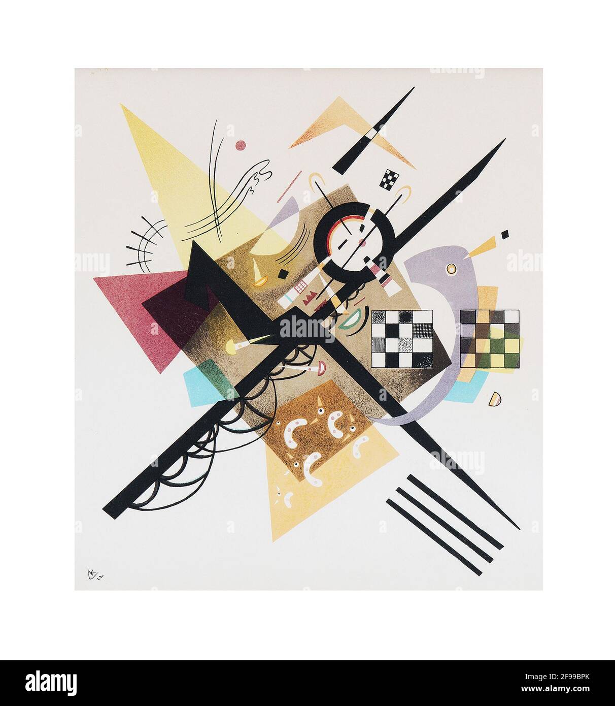 Art par Wassily Kandinsky, 1922 Banque D'Images Art par Wassily Kandinsky, 1922 Banque D'Images
