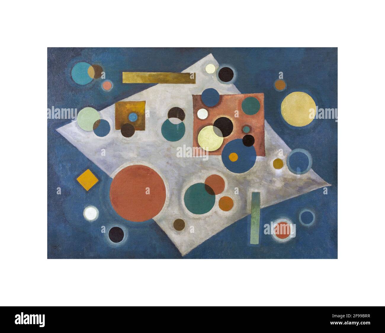 Art de Wassily Kandinsky – Weiss Verschwommen (blanc flou), 1927 Banque D'Images Art de Wassily Kandinsky – Weiss Verschwommen (blanc flou), 1927 Banque D'Images