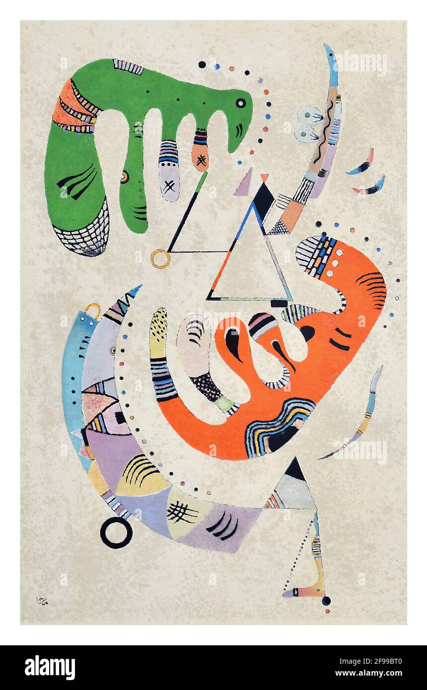 Art par Wassily Kandinsky Banque D'Images Art par Wassily Kandinsky Banque D'Images