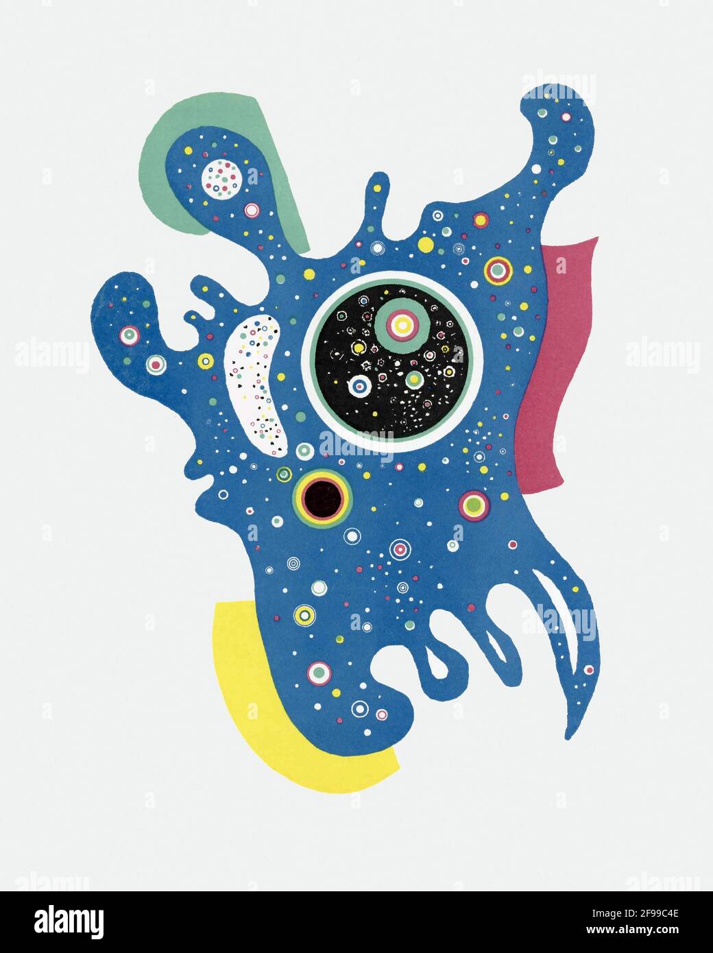 Art par Wassily Kandinsky, Stars 1938. Amélioration numérique. Très haute résolution. Banque D'Images Art par Wassily Kandinsky, Stars 1938. Amélioration numérique. Très haute résolution. Banque D'Images