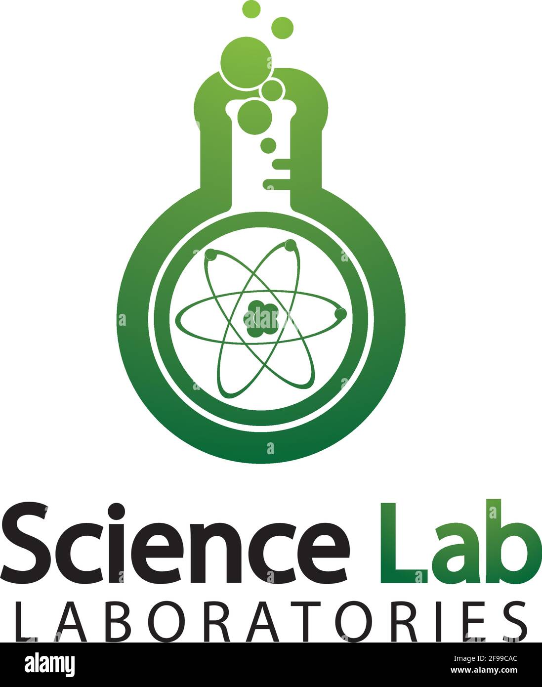Logo de laboratoire scientifique.modèle de logo de tube de laboratoire Design Vector, Emblem, Design concept, Creative Symbol, Icon Illustration de Vecteur