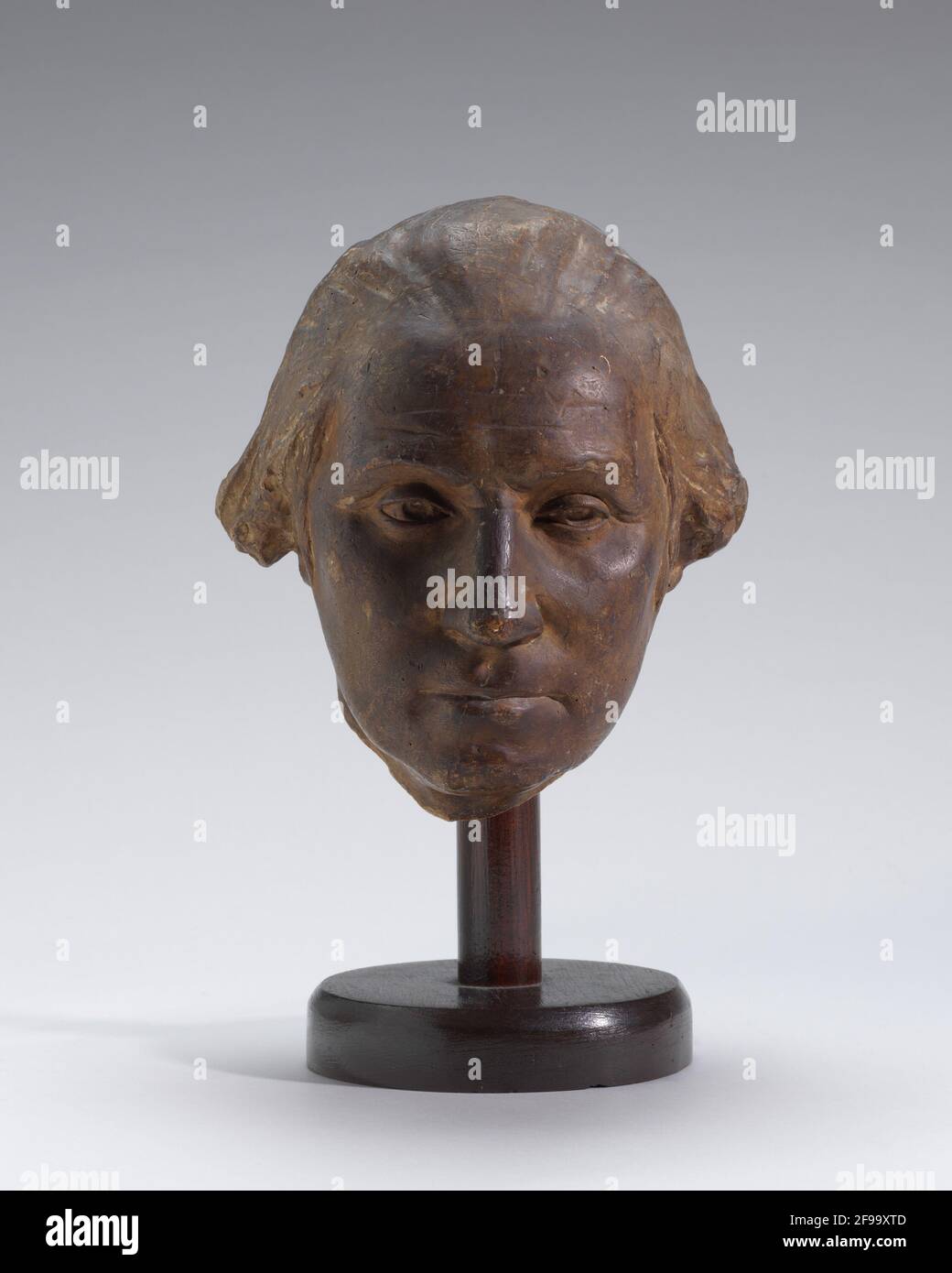 Chef de George Washington, modèle 1785, coulée 1849/1859. Banque D'Images