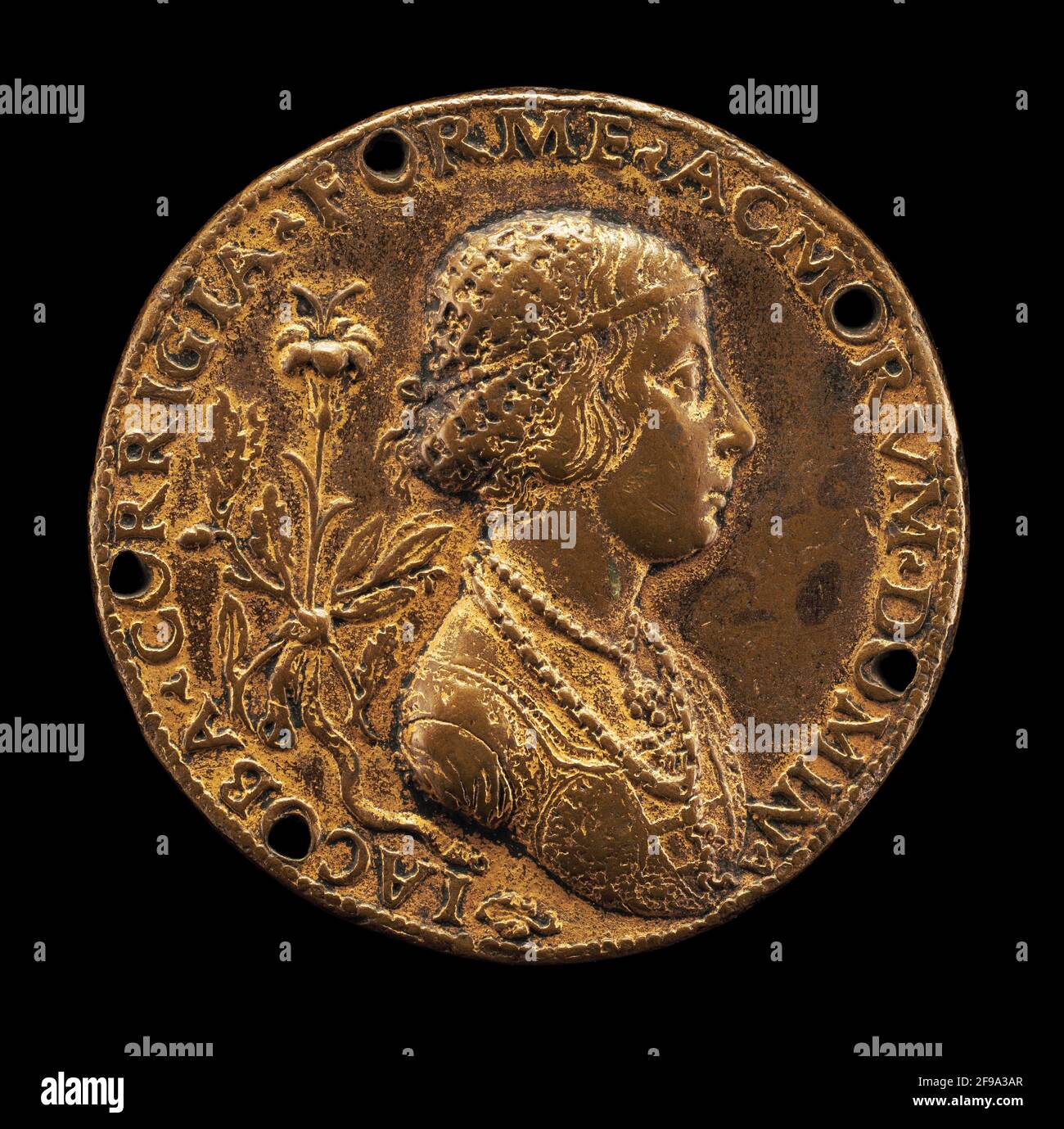 Jacoba Correggia [obverse], c. 1500. Banque D'Images