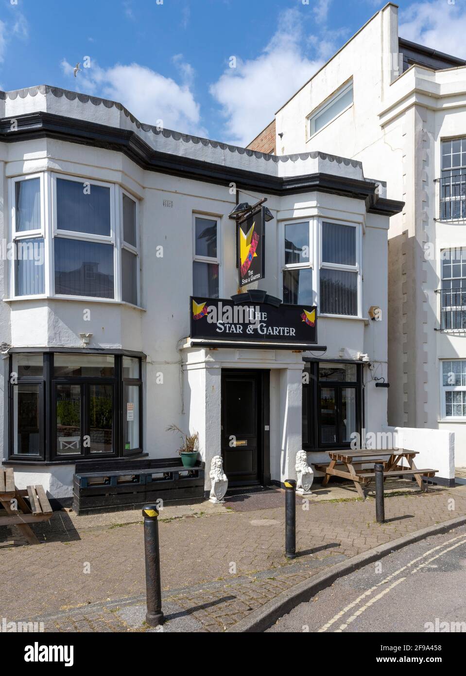 The Star and Garter public House, The Steyne, Bognor Regis, West Sussex, Angleterre,ROYAUME-UNI Banque D'Images