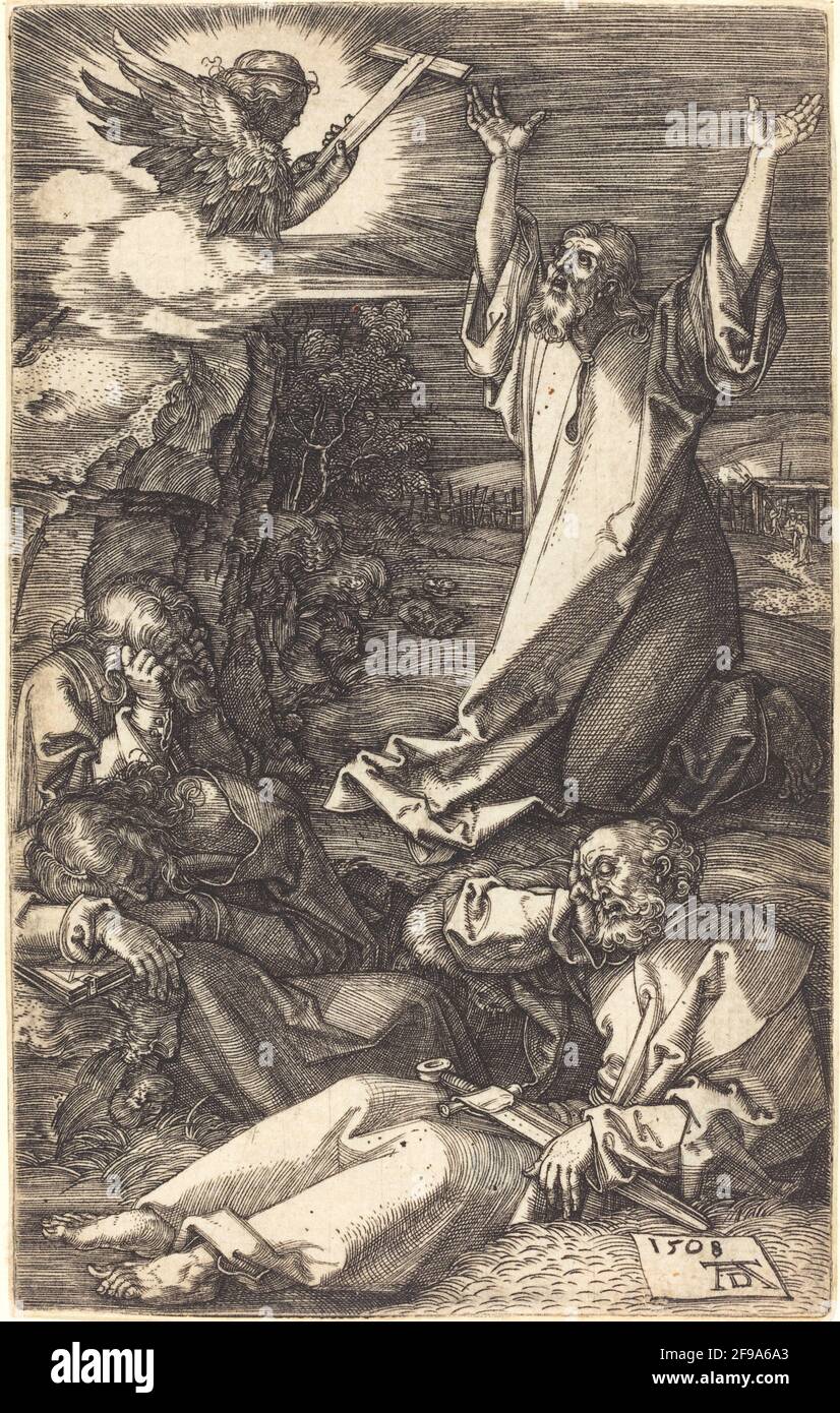 Le Christ au mont des Oliviers, 1508. Banque D'Images