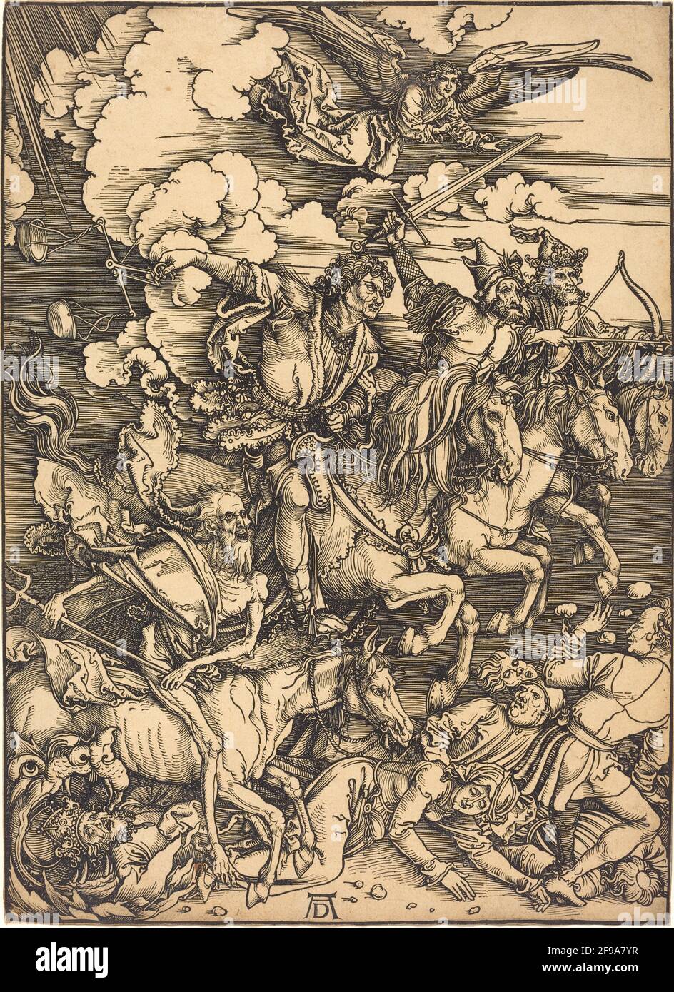 Les quatre Horspermes, probablement c. 1496/1498. Banque D'Images Les quatre Horspermes, probablement c. 1496/1498. Banque D'Images