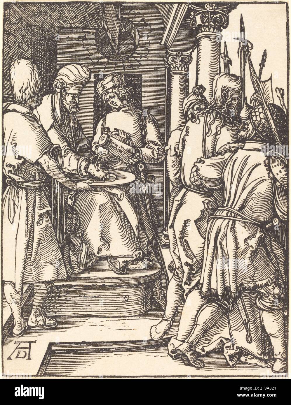 Pilate se lavant les mains, probablement c. 1509/1510. Banque D'Images
