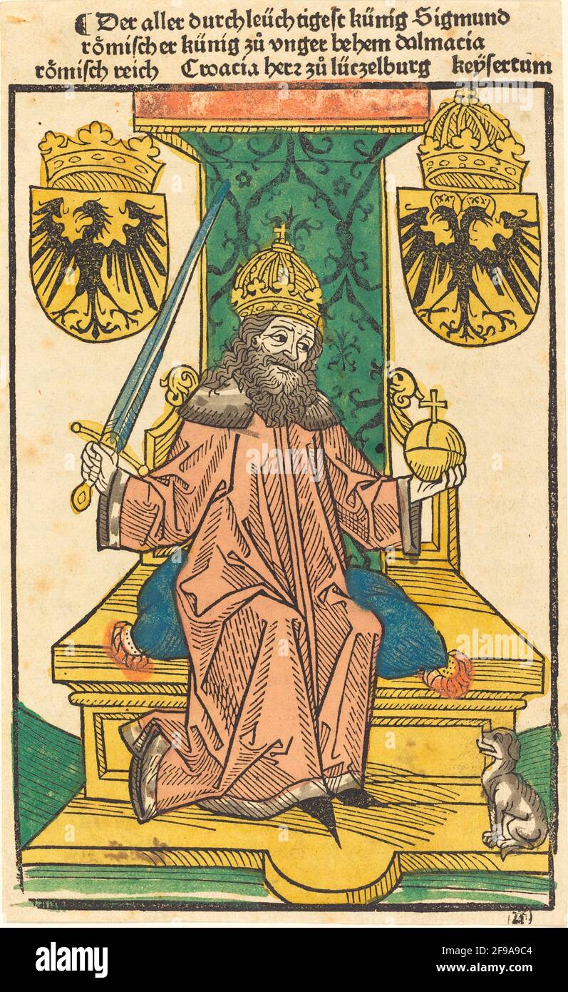 Kaiser Sigmund, 1483 ou avant. Banque D'Images