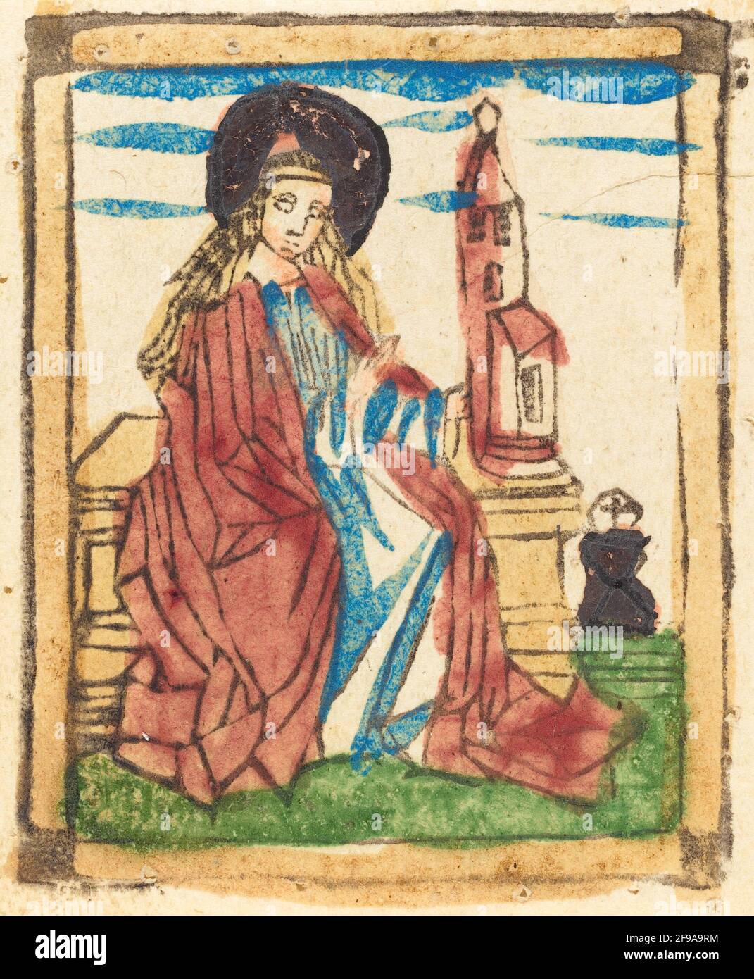 Saint Barbara, 1460/1470. Banque D'Images