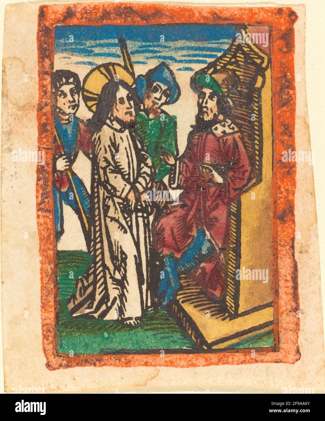 Christ avant Pilate, c. 1490/1500. Banque D'Images