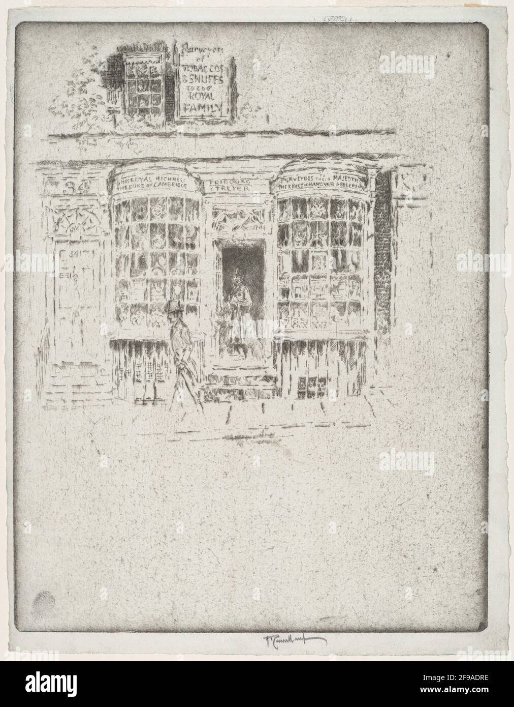 Le magasin de tabac, 1903. Banque D'Images
