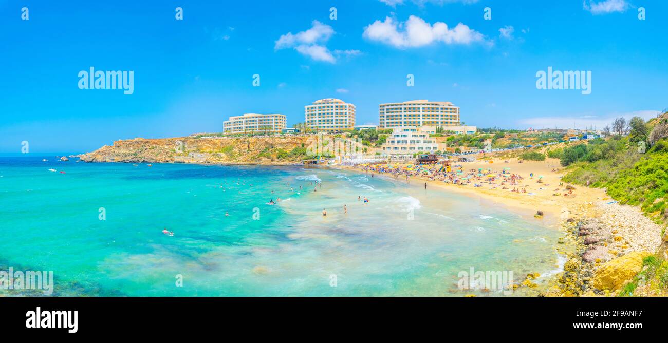 Station touristique tourisme malte plage Banque de photographies et d ...