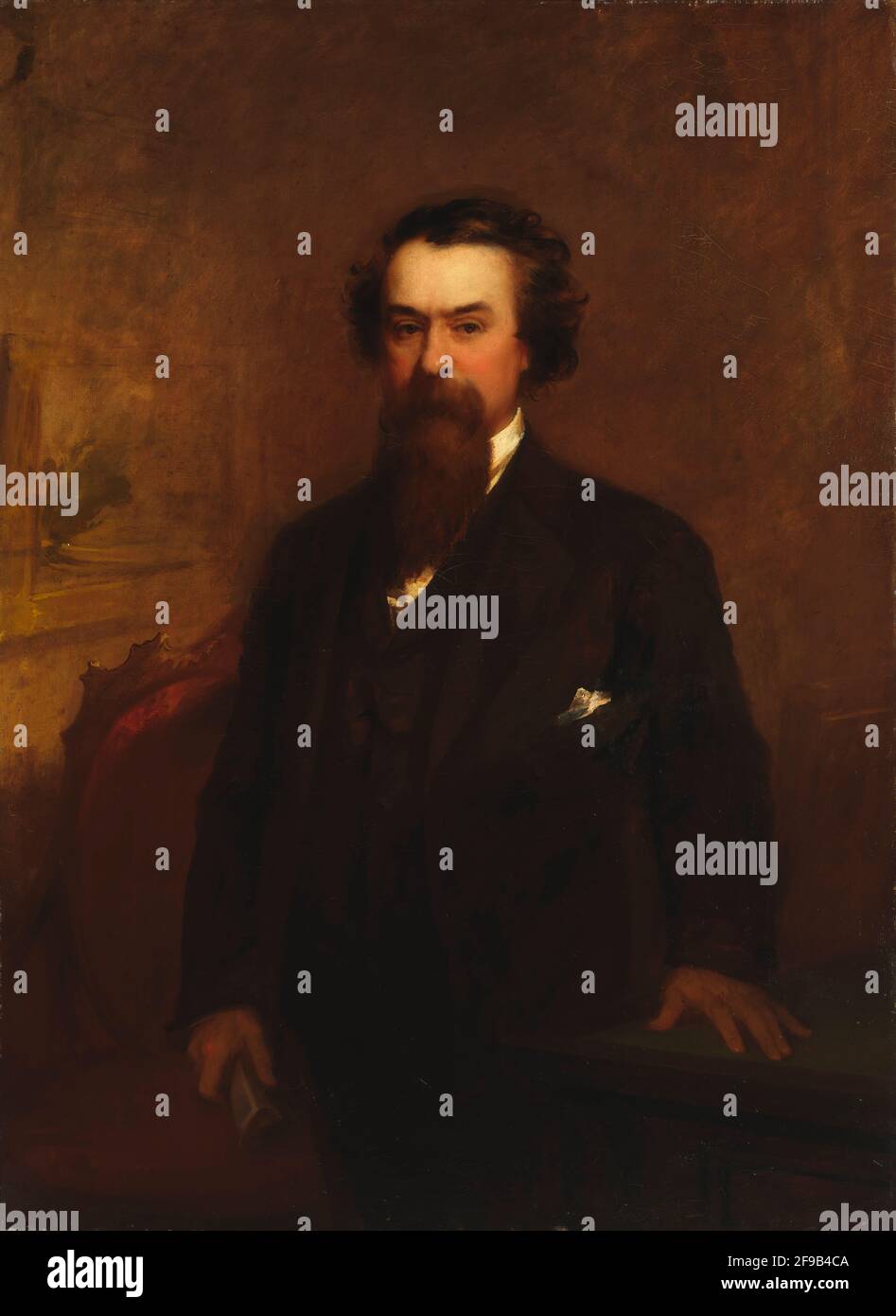 Portrait d'un homme, 19e siècle. Banque D'Images