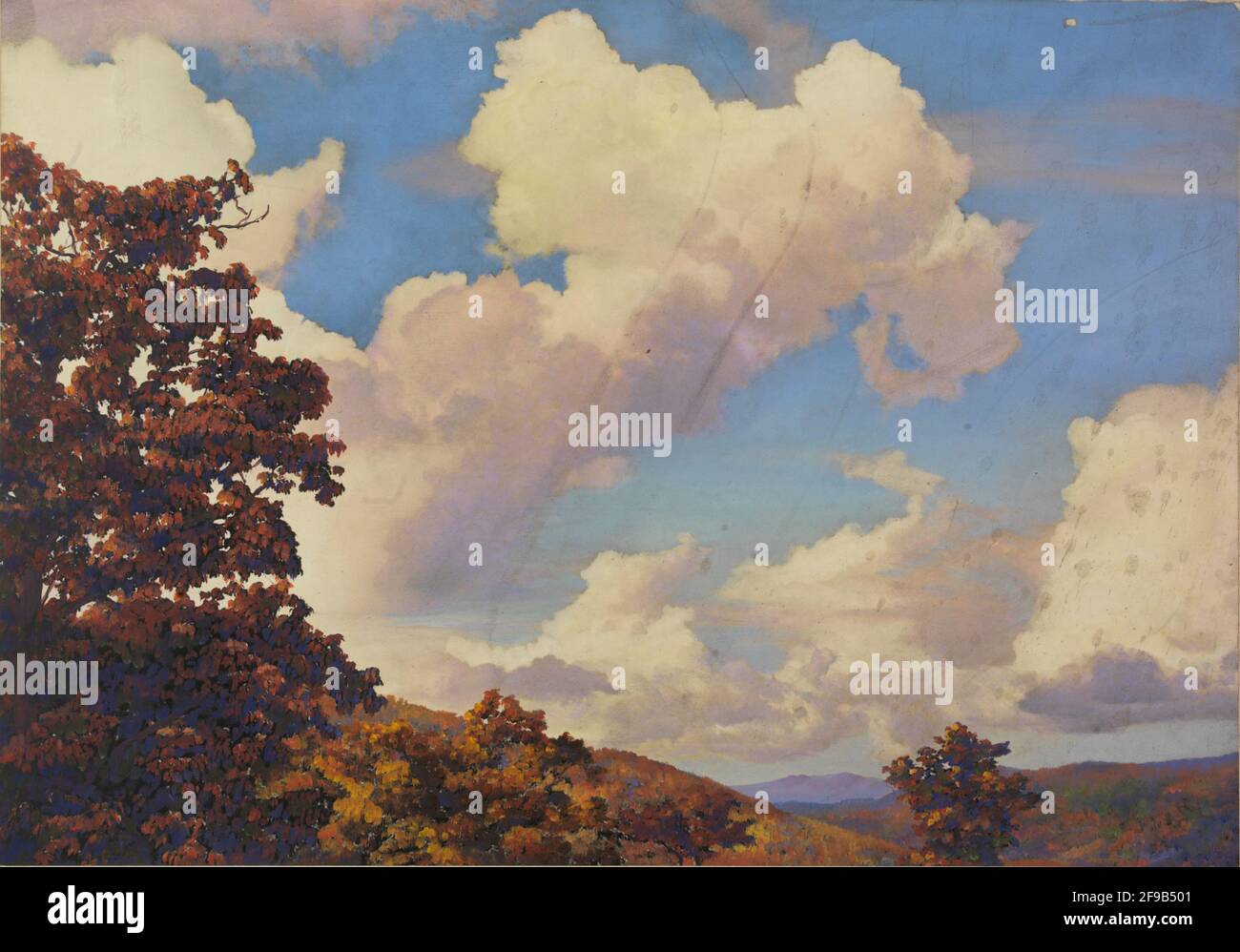 (Paysage de montagne d'automne), N.D. Banque D'Images