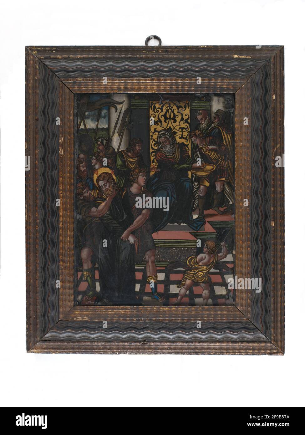 Christ avant Pilate, XVIe-XVIIe siècle. Banque D'Images