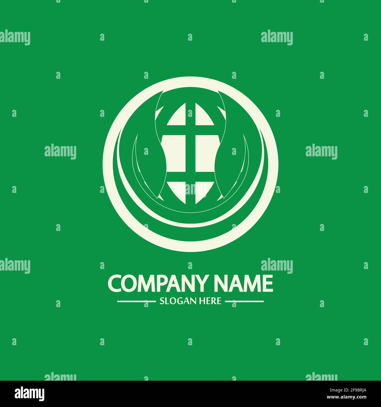 ECO World nature Global logo Design Template.World Globe icône avec symbole feuille autour. Utilisable pour les affaires, la nature, l'environnement, la science et l'écologie L Illustration de Vecteur