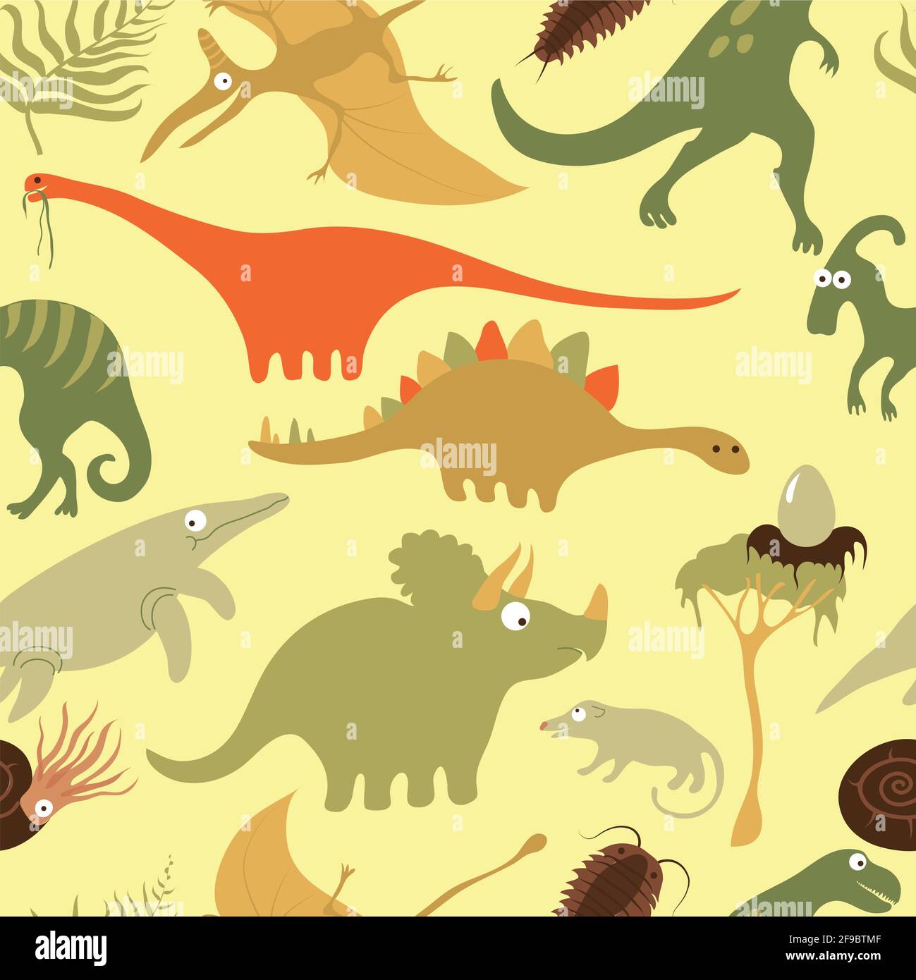 Réveil Pour Enfants Dino World - Design Dinosaure Vert, Silencieux, Fonction Lumière, Pile Incluse