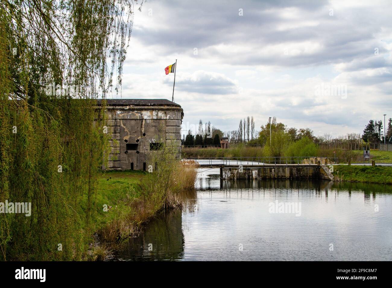 Belgique, Puurs, 16 avril 2021. Fort Breendonk était un camp de concentration pendant la Seconde Guerre mondiale Banque D'Images