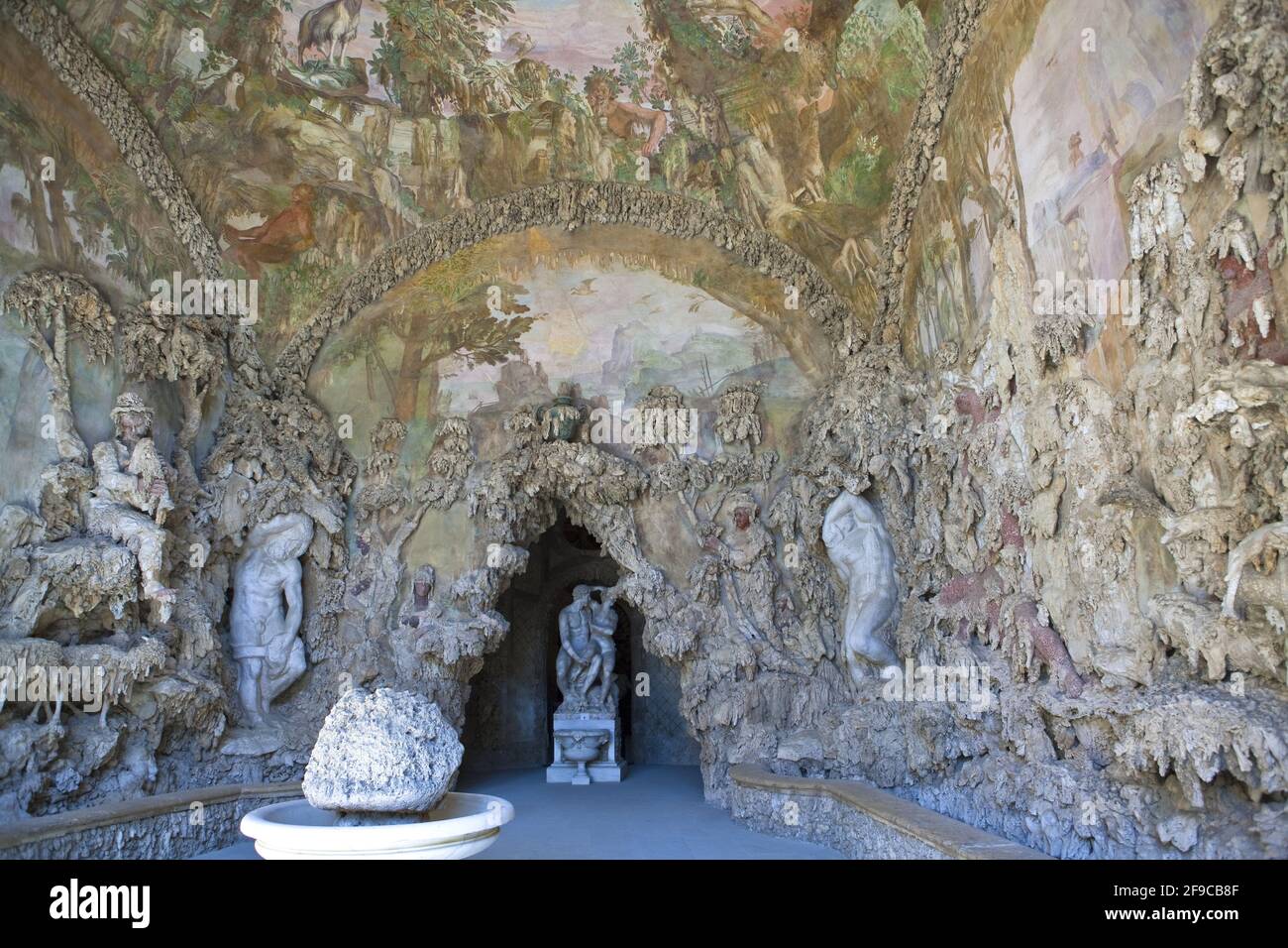 Italie,Toscane,Florence,la Grotta del Buontalenti dans le jardin de Boboli Banque D'Images