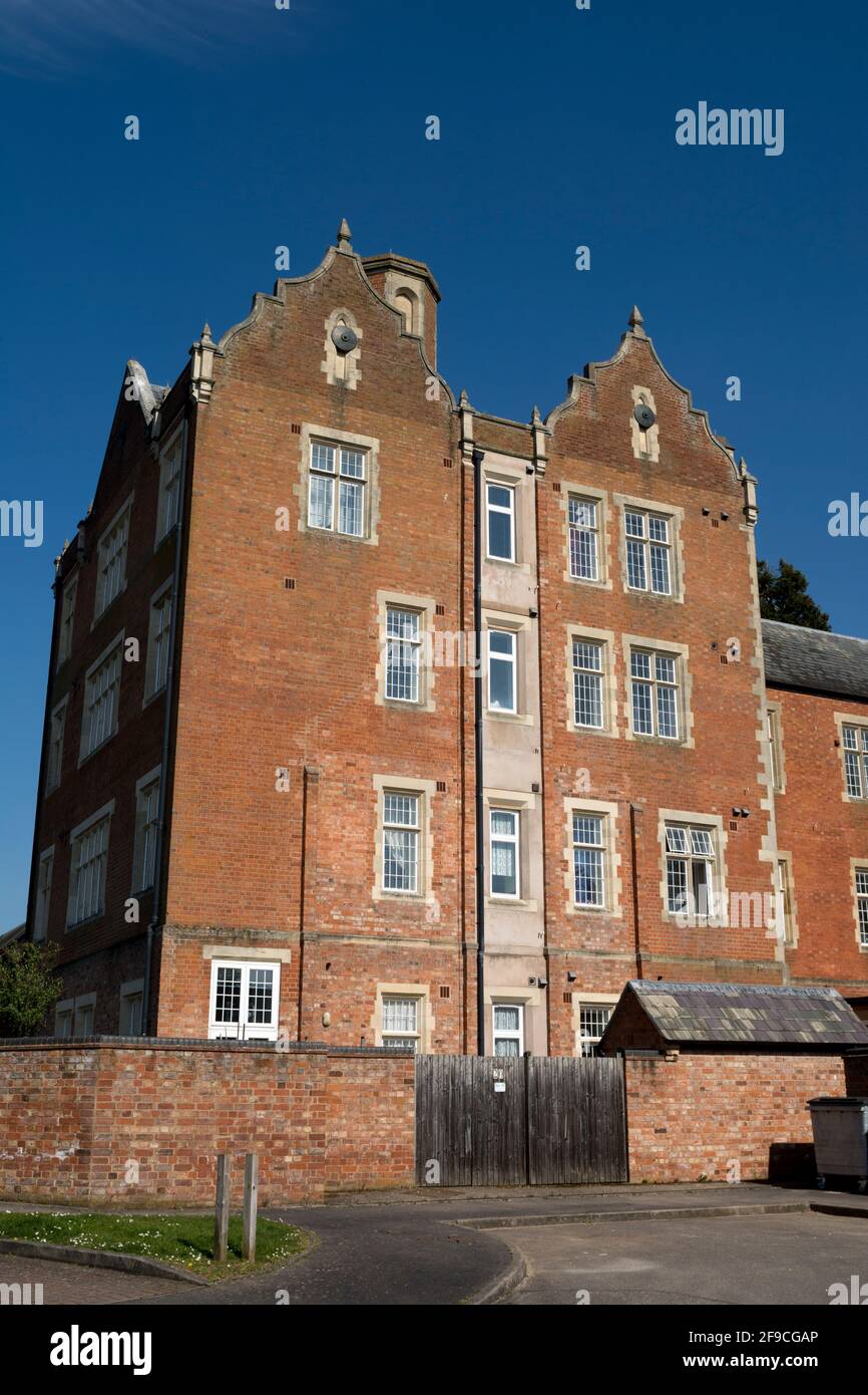Les anciens bâtiments de l'hôpital central, Hatton Park Housing Estate, nr. Warwick, Warwickshire, Royaume-Uni Banque D'Images