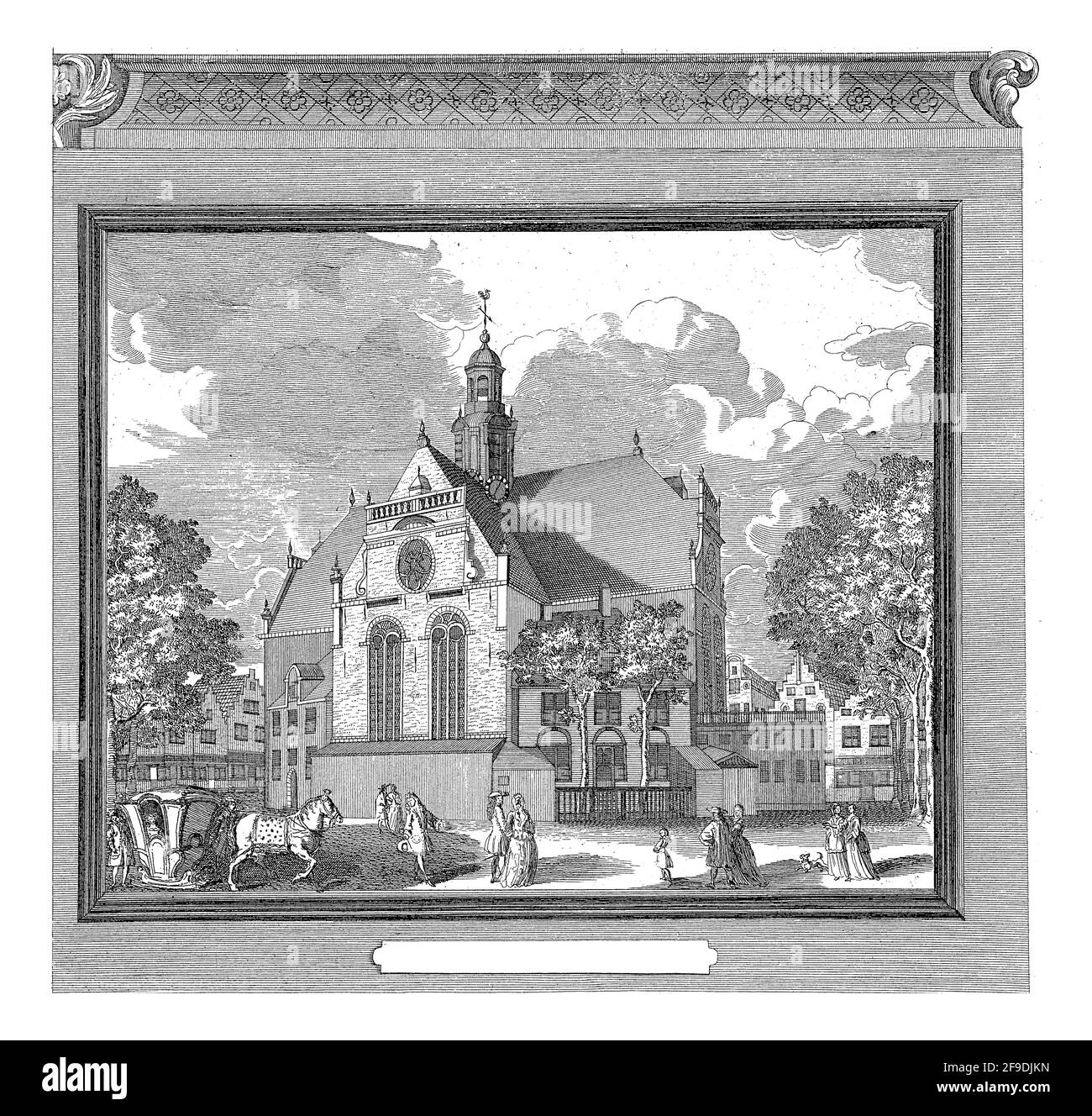 Vue sur le Noorderkerk à Amsterdam. De quel côté et de quelle direction du vent est-il correct ? Banque D'Images