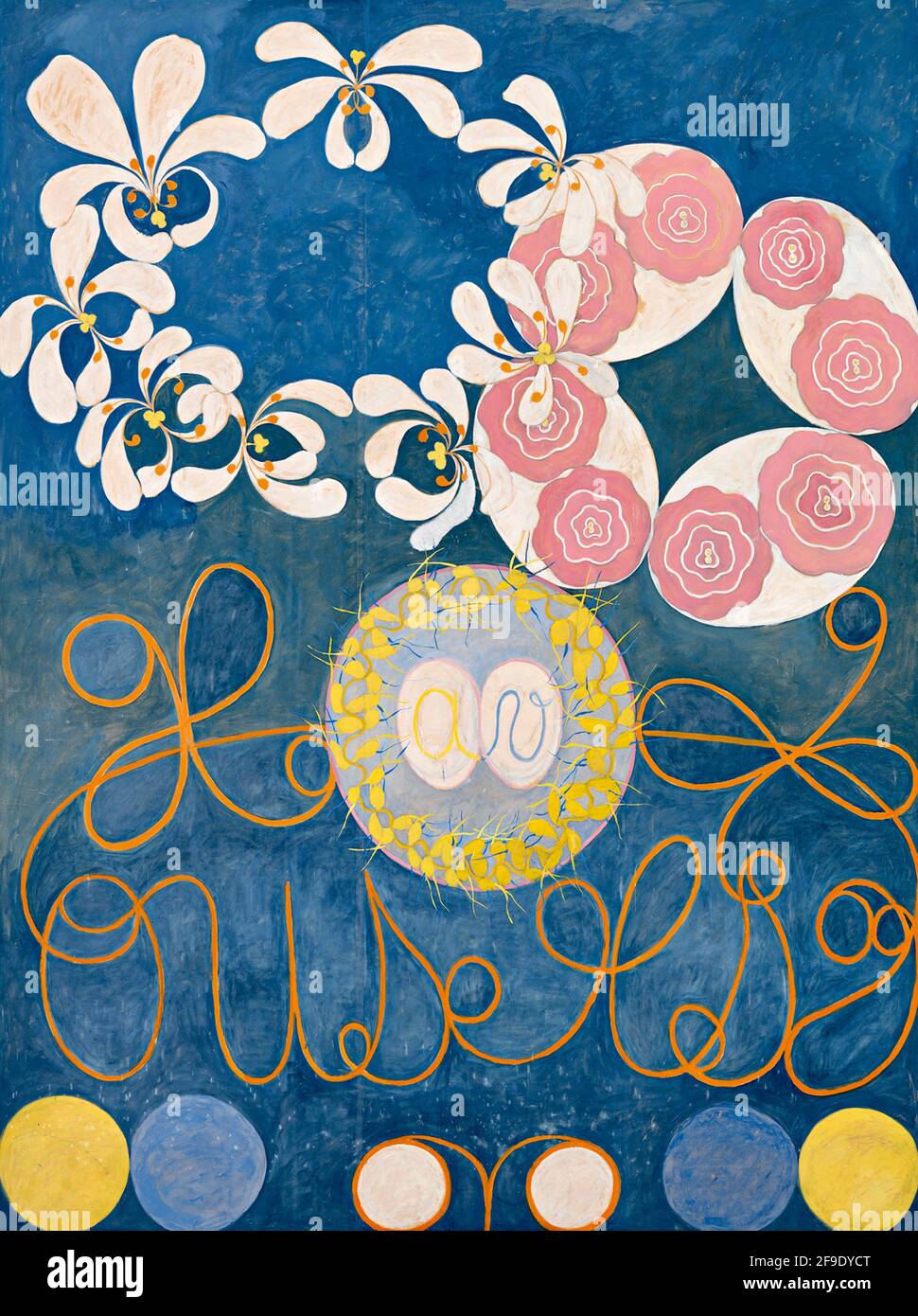 Hilma af Klint art - les dix plus grands - No 1 enfance. Banque D'Images