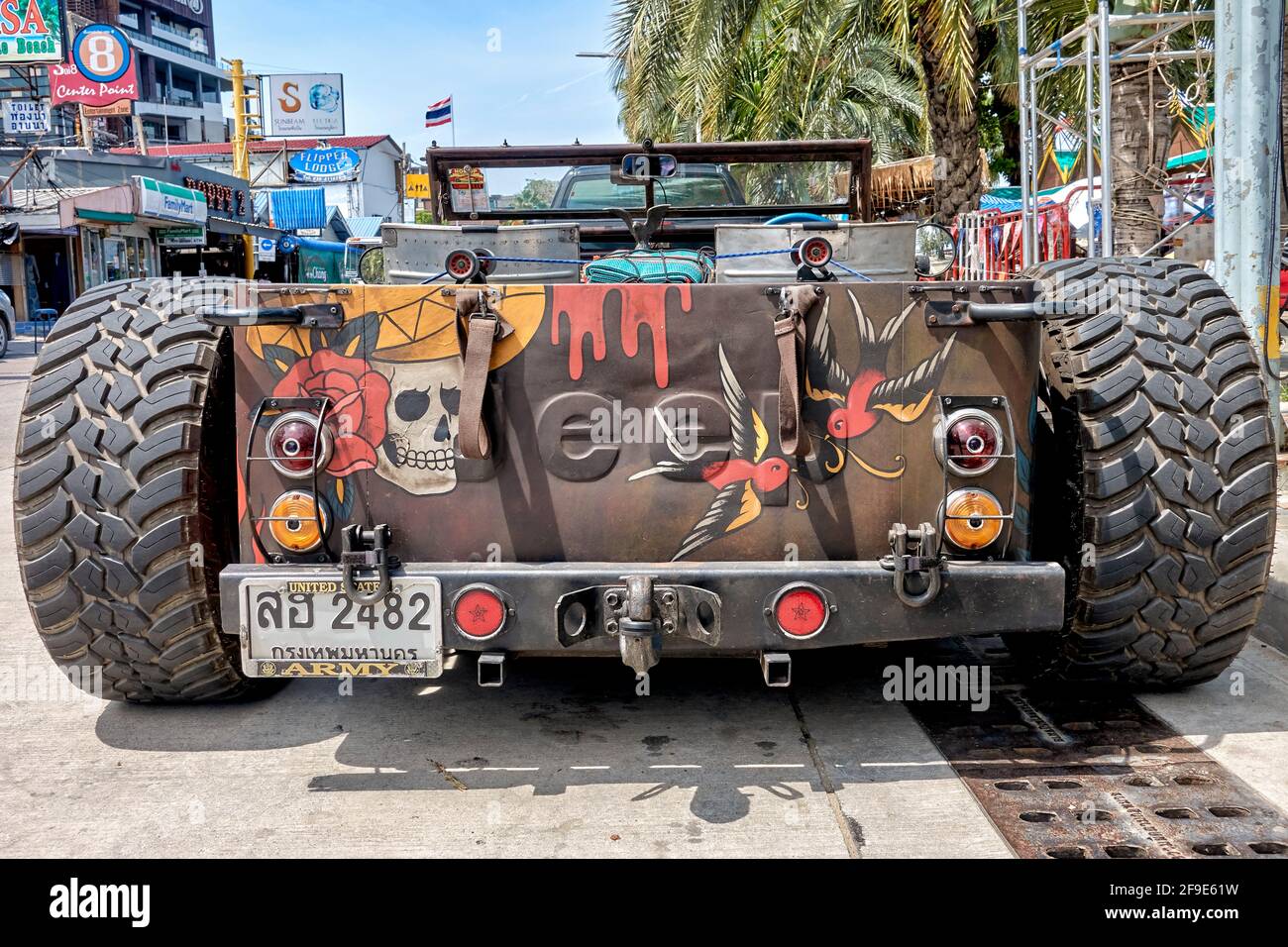 Voiture basse personnalisée Banque D'Images