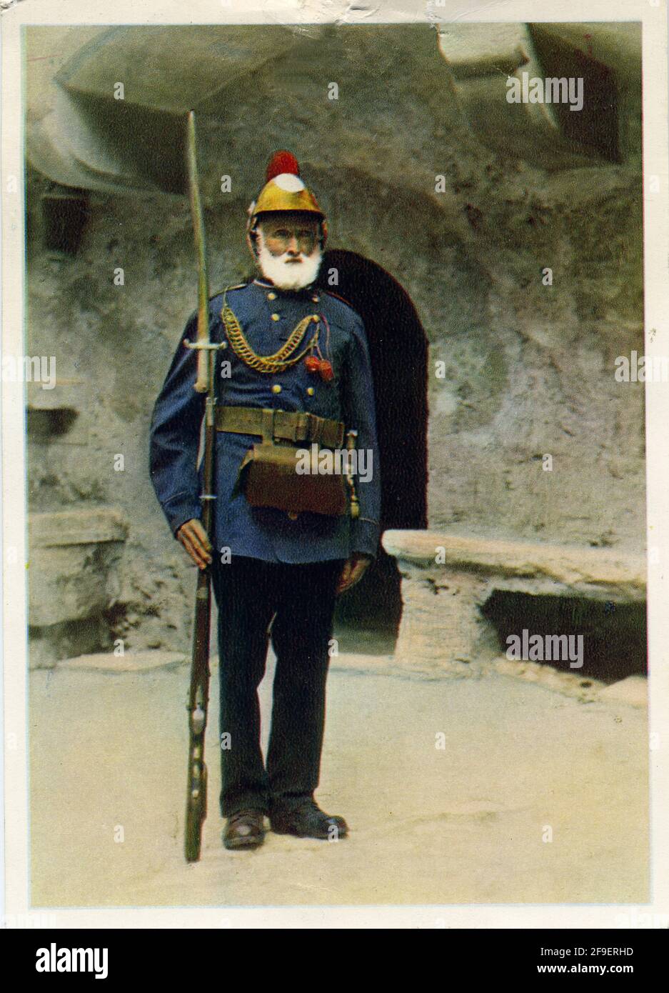 Le dernier soldat du Liechtenstein est décédé en 1939, âgé de 95 ans Banque D'Images