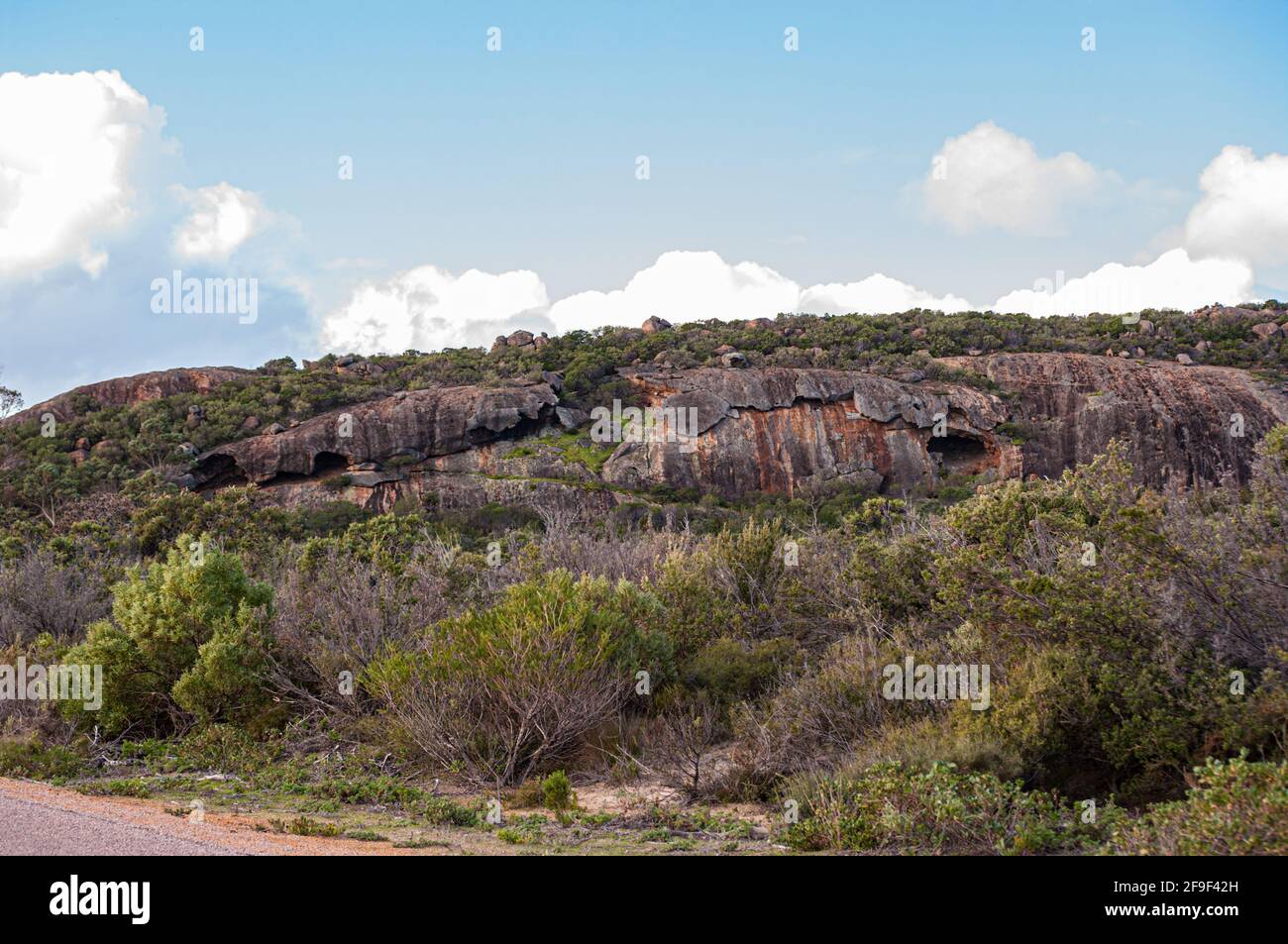 TUBES DE LAVE, PARC NATIONAL DE CAPE LE GRAND, AUSTRALIE OCCIDENTALE, AUSTRALIE Banque D'Images