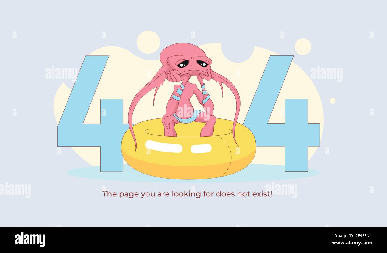 La page que vous recherchez n'existe pas ! L'erreur 404. Page introuvable. Illustration de Vecteur