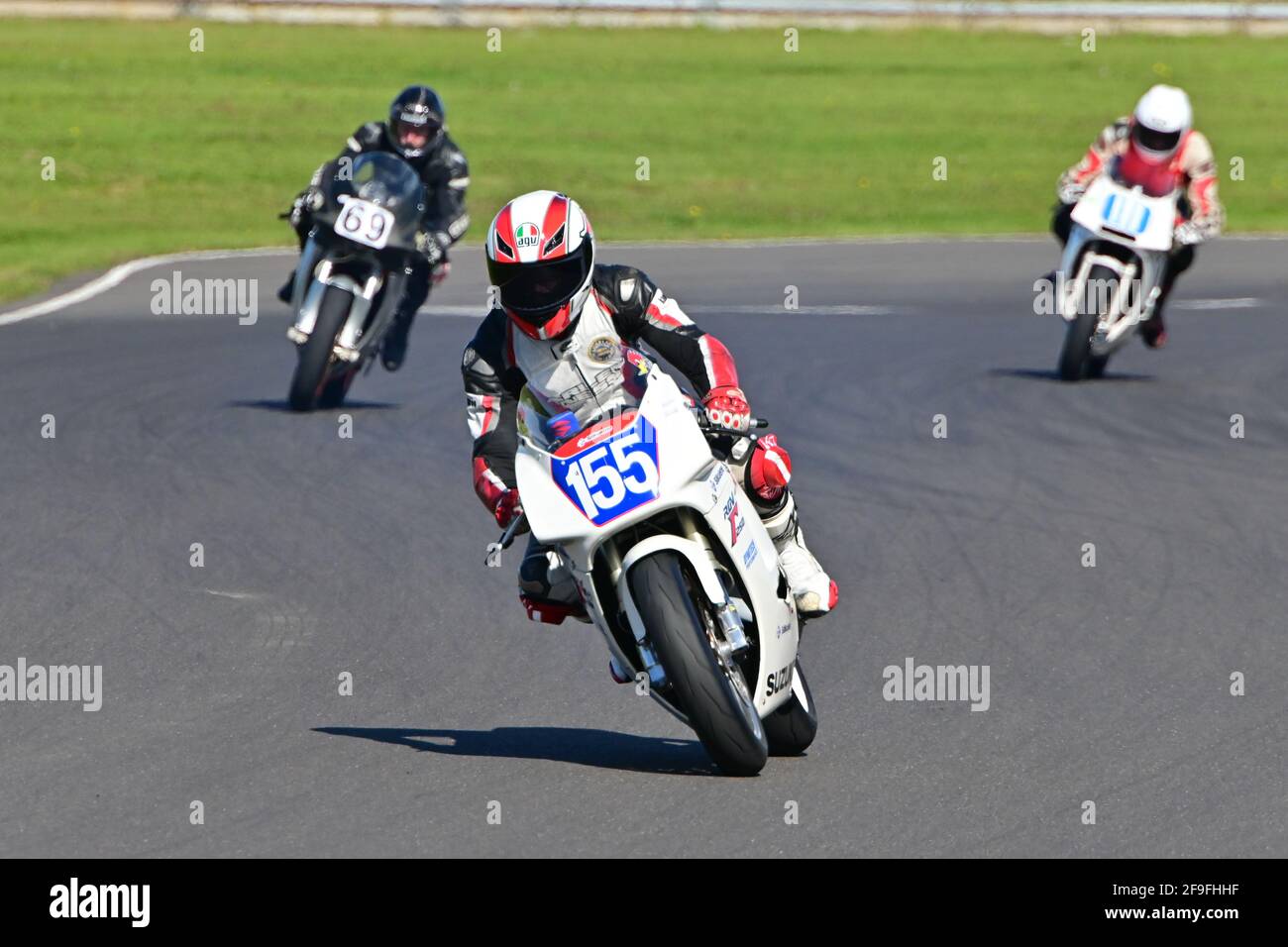 Courses de motos sur le circuit de Castle Combe dans le cadre du SÉRIE NG Road Racing Banque D'Images