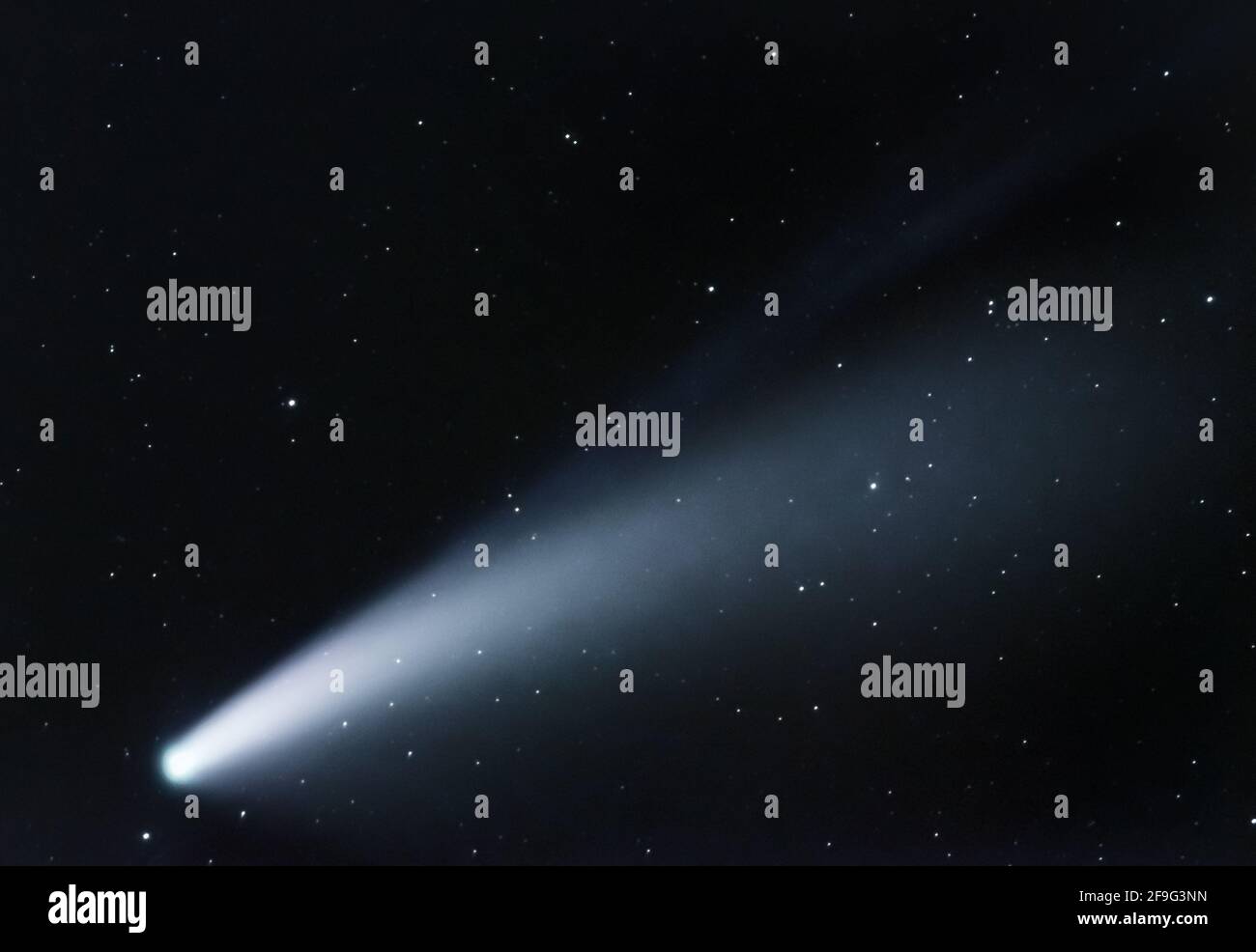 Neowise comet 2020 nuit ciel astrophotographie Banque D'Images