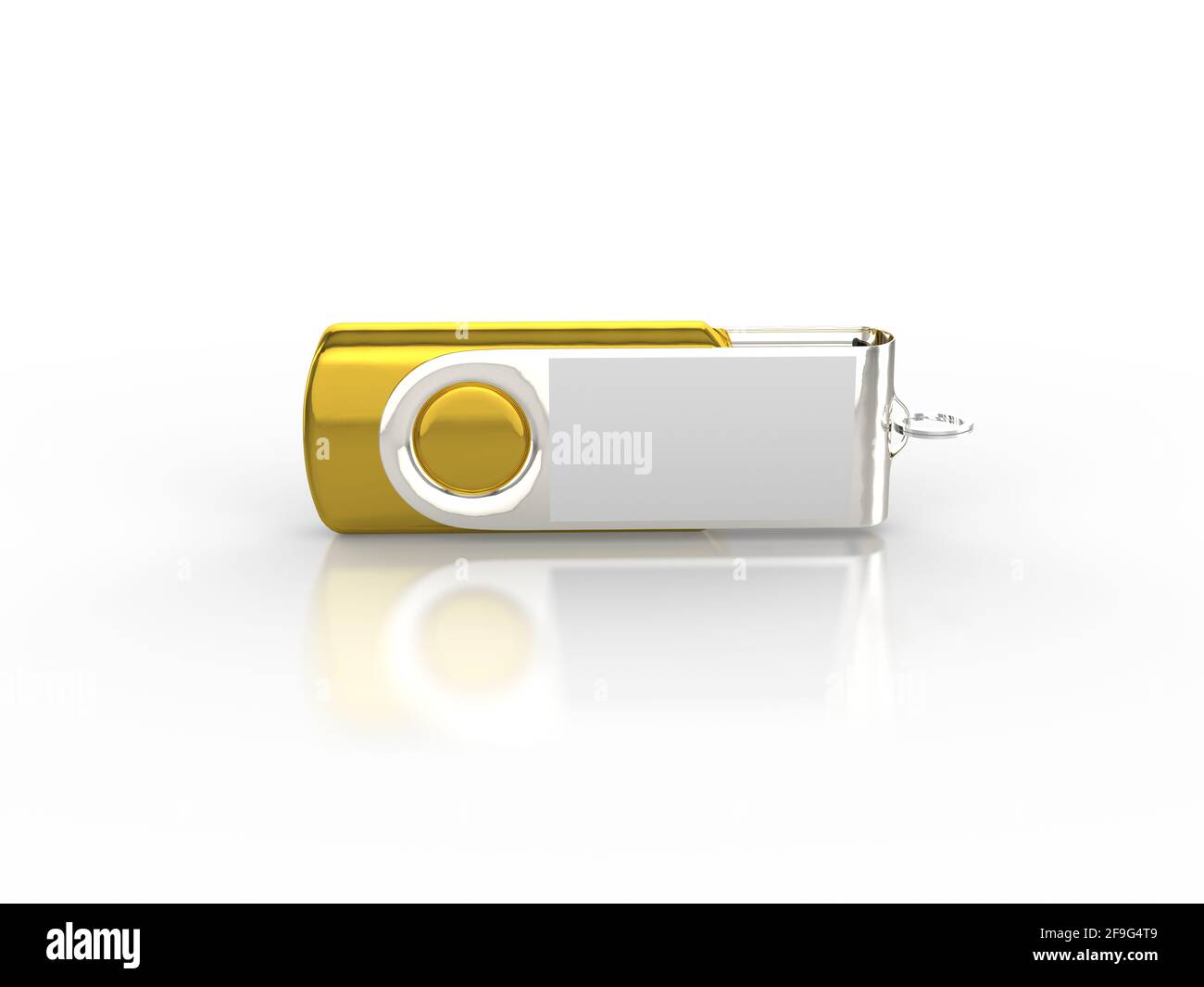 Clé USB métal USB Memory Stick pouce Banque D'Images