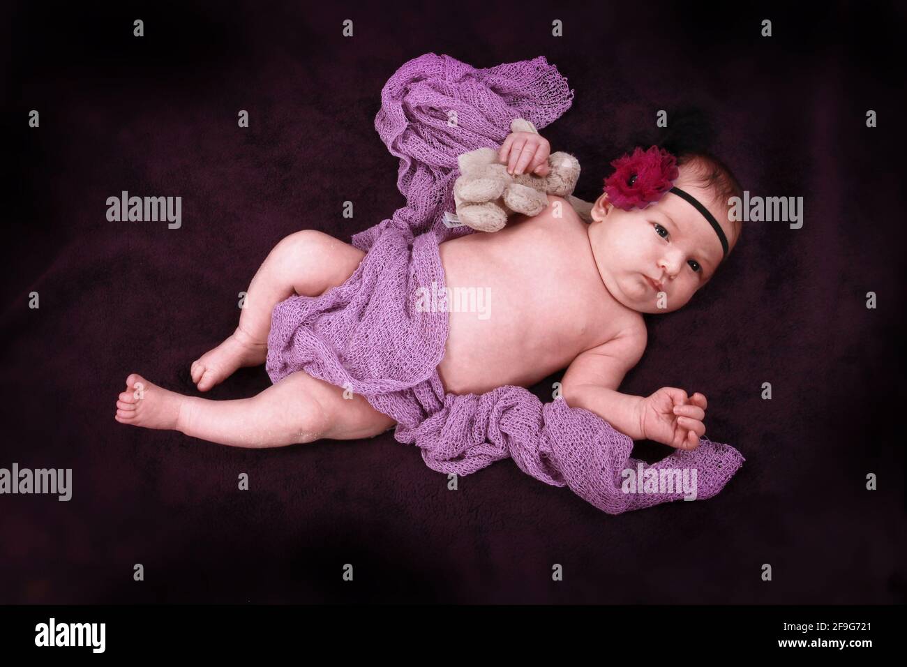 Belle Fille De Bebe Nouveau Ne Bebe Photo Stock Alamy
