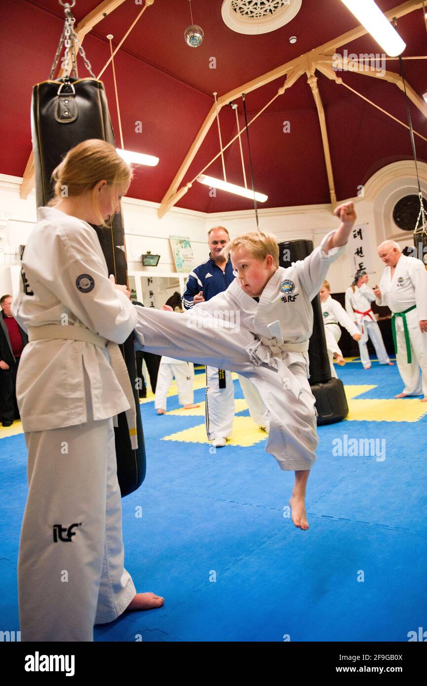 Taekwondo Banque D'Images