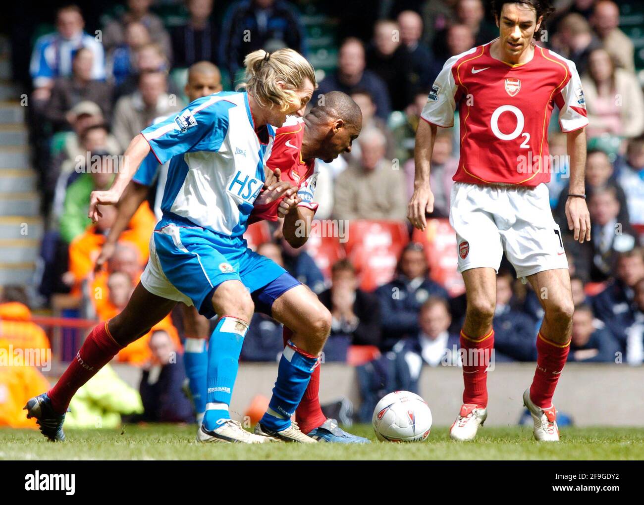 FA CUP SEMI-FINALE ARSENAL V BLACKBURN AU STADE DU MILLÉNAIRE CARDIFF 16/4/2005 PHOTO COUPE DAVID ASHDOWNFA Banque D'Images