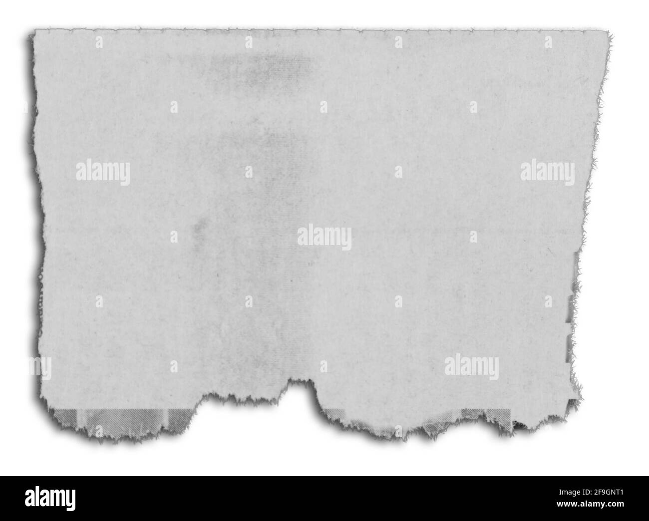 Un morceau de papier déchiré Banque D'Images