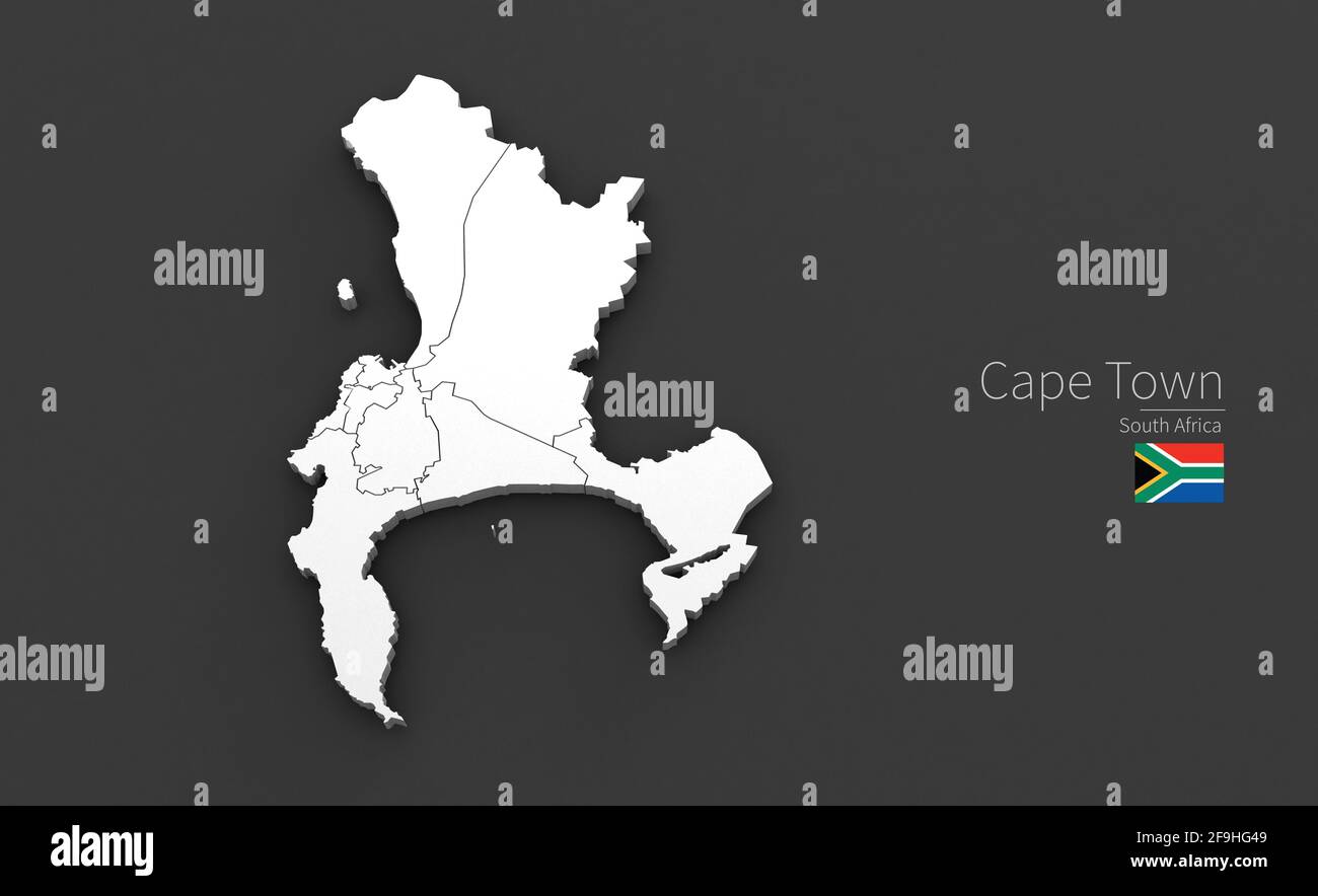 South Africa Cape Town Map Banque D Image Et Photos Alamy