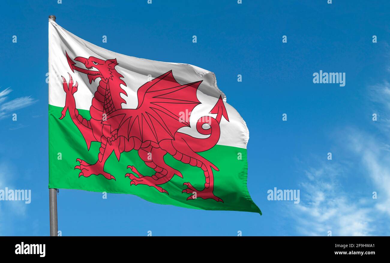 Drapeau de dragon du pays de galles Banque de photographies et d’images à haute résolution Alamy