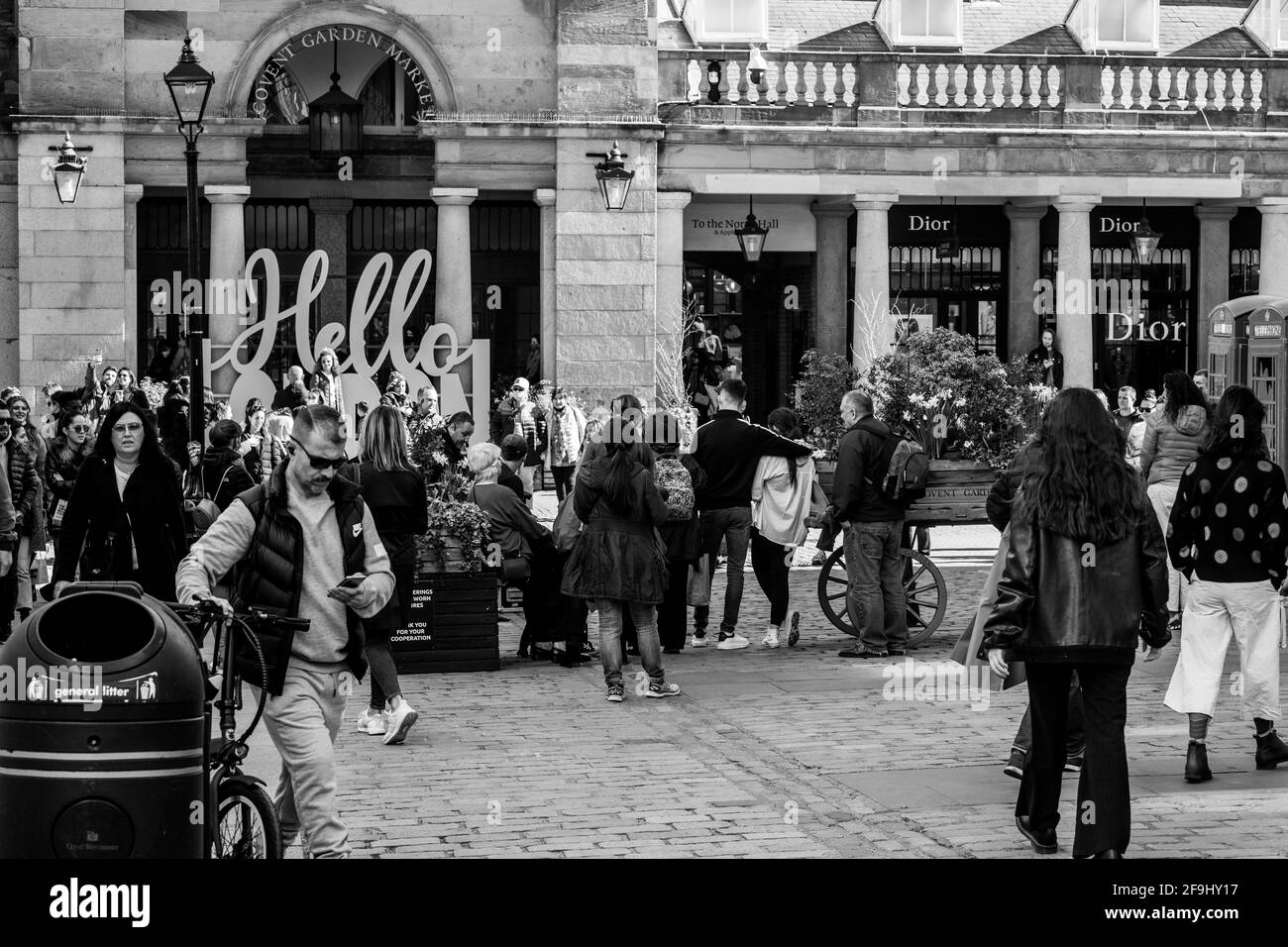 Après Lockdown London West End Soho Banque D'Images