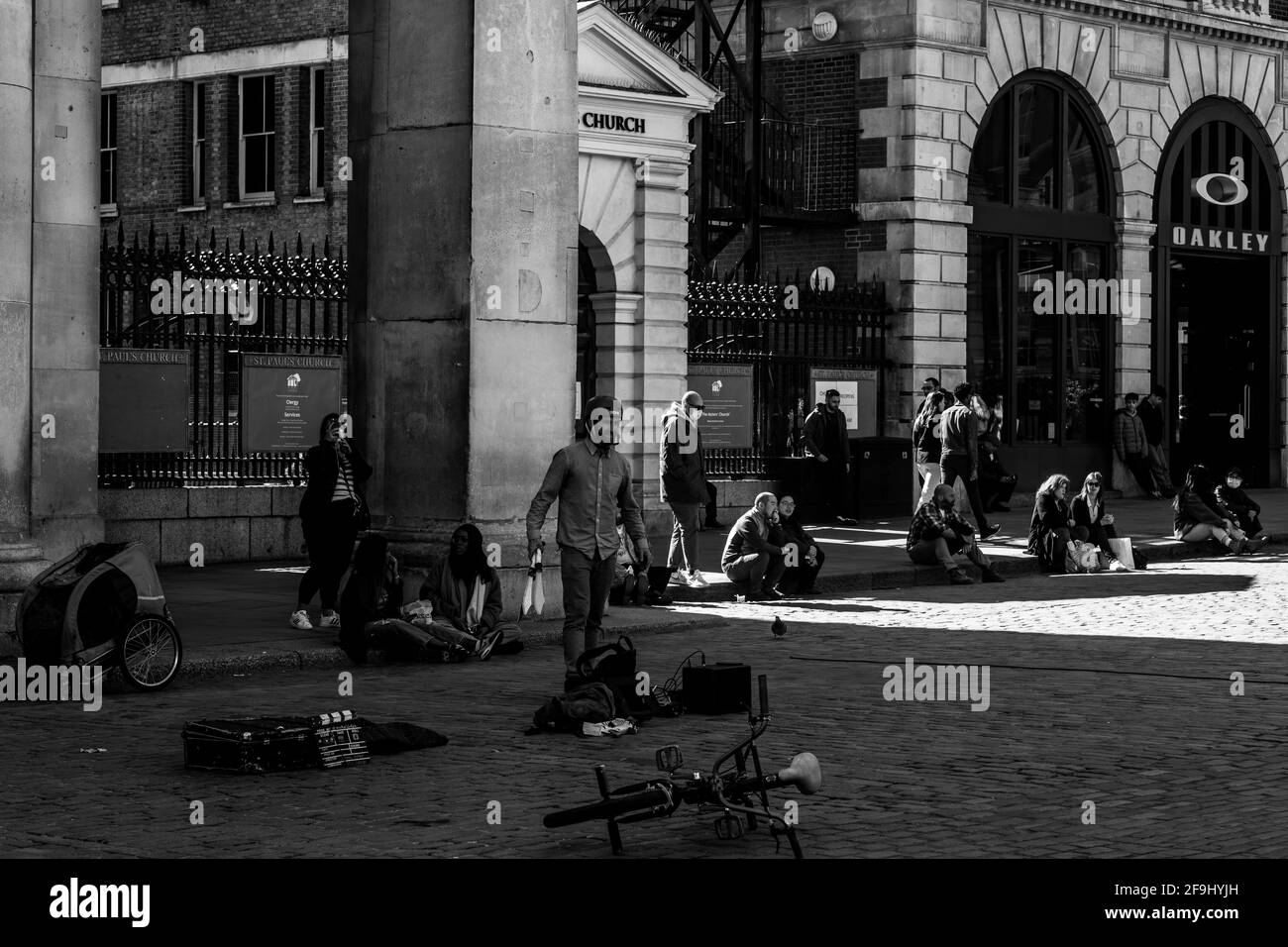 Après Lockdown London West End Soho Banque D'Images