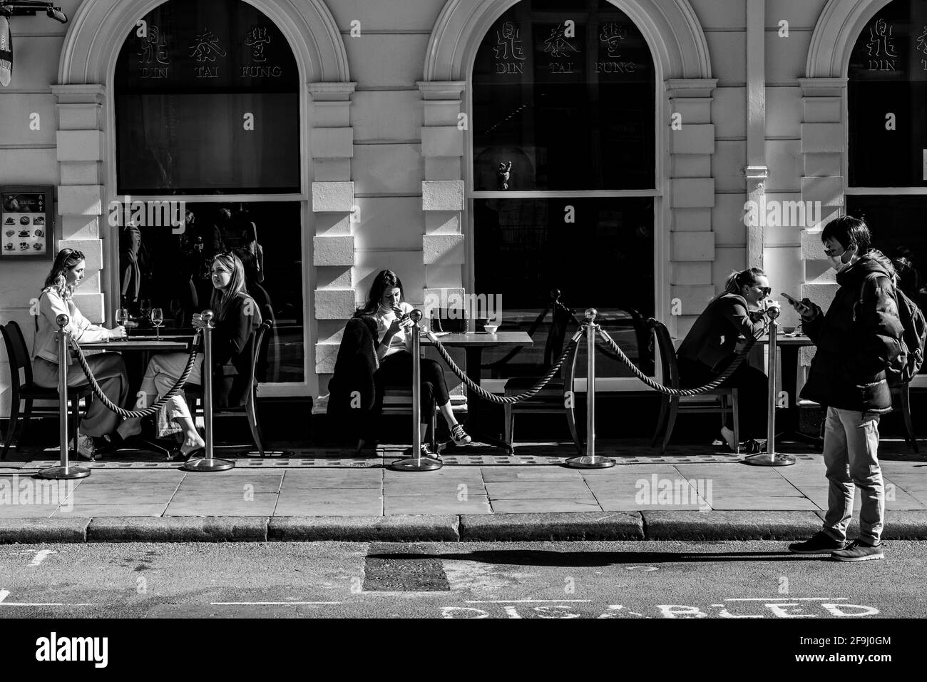 Après Lockdown London West End Soho Banque D'Images