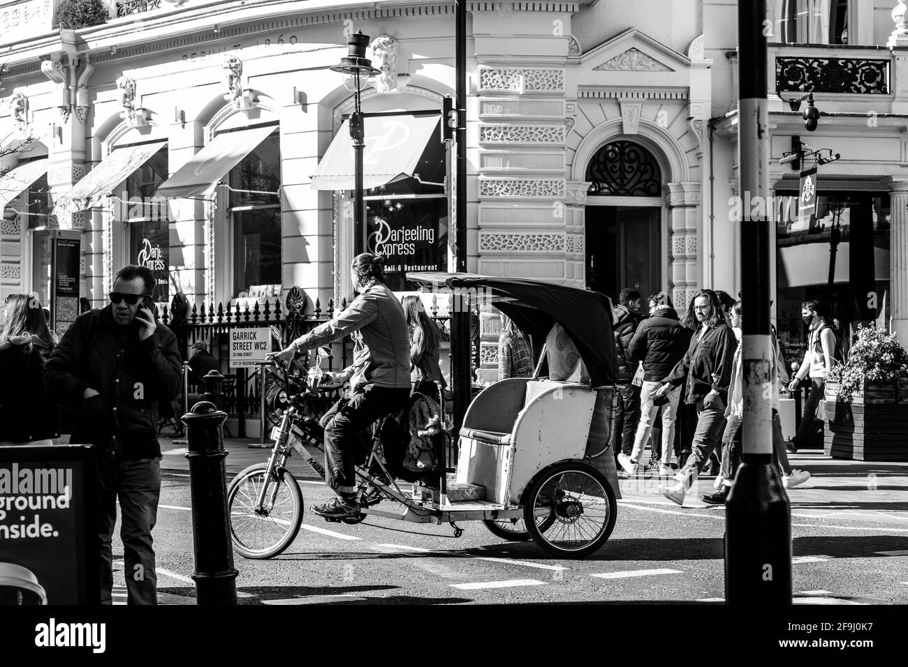 Après Lockdown London West End Soho Banque D'Images