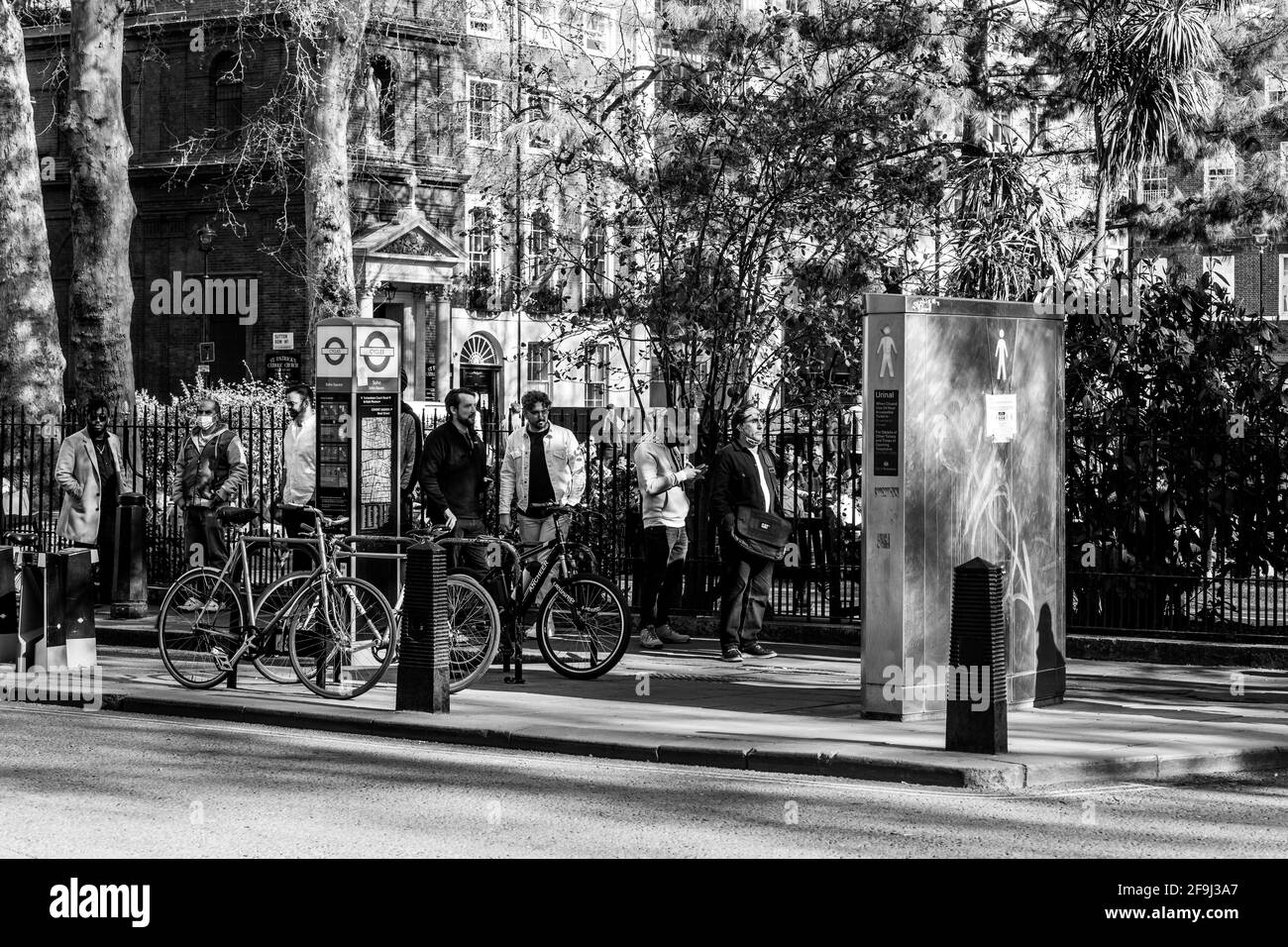 Après Lockdown London West End Soho Banque D'Images