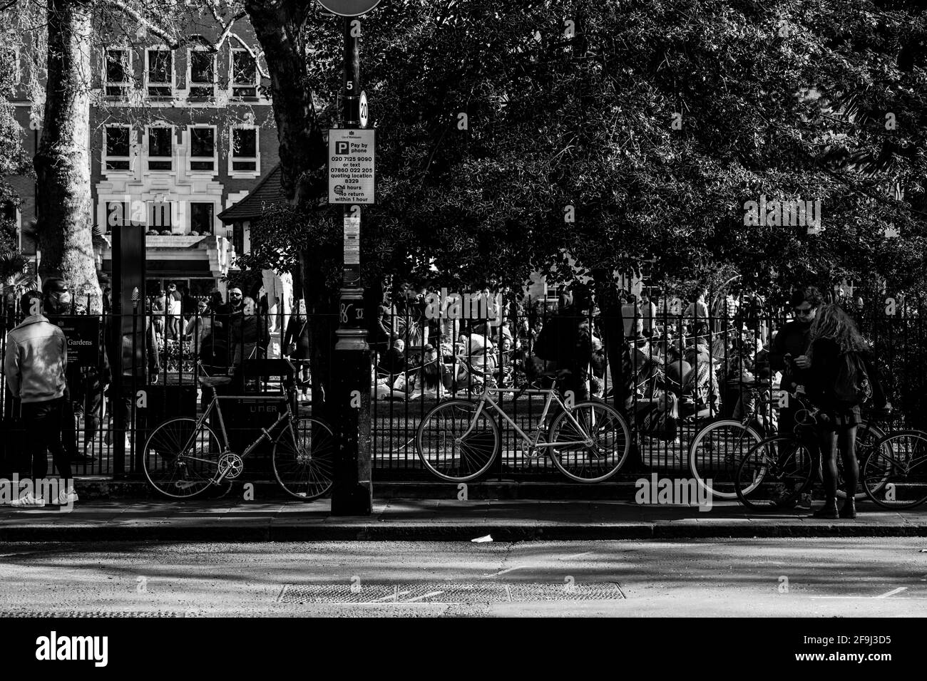 Après Lockdown London West End Soho Banque D'Images
